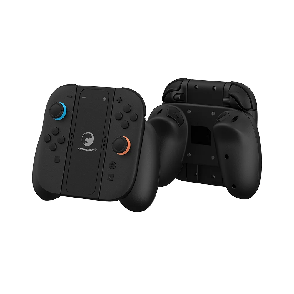 Magnetic Charger Grip 2 Rear Buttons Ergonomic LED Charging Grip for Nintendo Switch Joycon 2