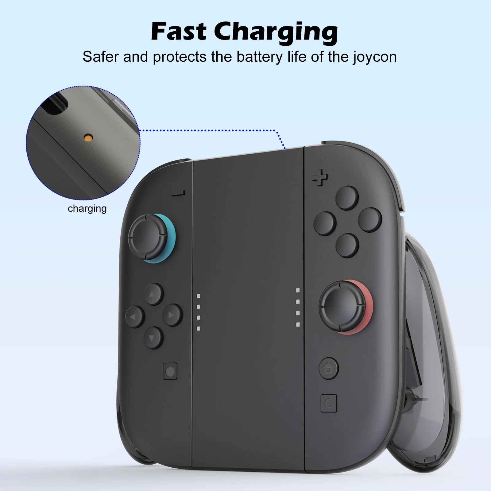 NS2 Charging Grip with Rear Buttons for Nintendo Switch 2 Joycon 2 - Gallery Image 4