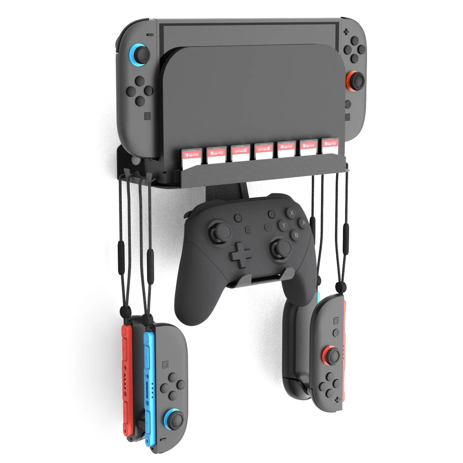Metal Wall Mount Switch 2 Organizer Shelf Base Kit Behind TV Switch 2 Accessories for Nintendo Switch 2 Console 2025