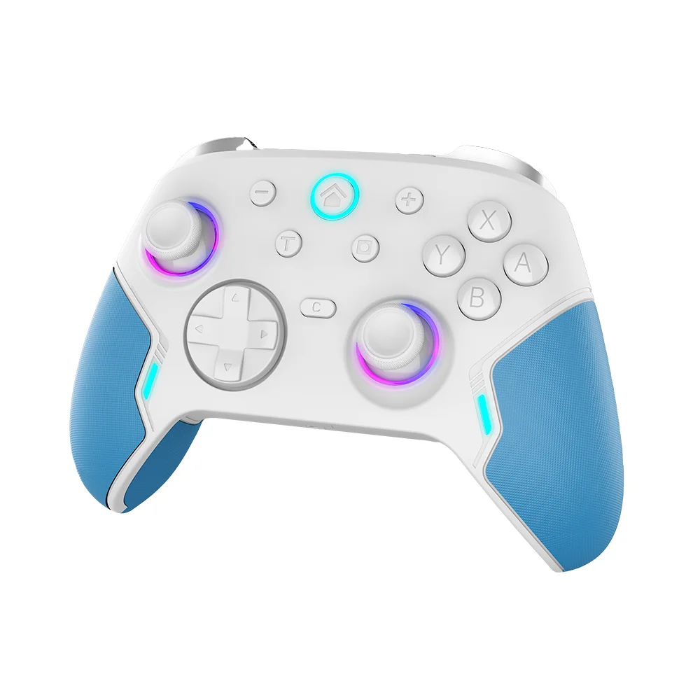 2 C Button Rear Buttons Rubber Grip Hall Joystick Wired BT 2.4G Wireless Gamepad Controller for NS2 PC Mobile