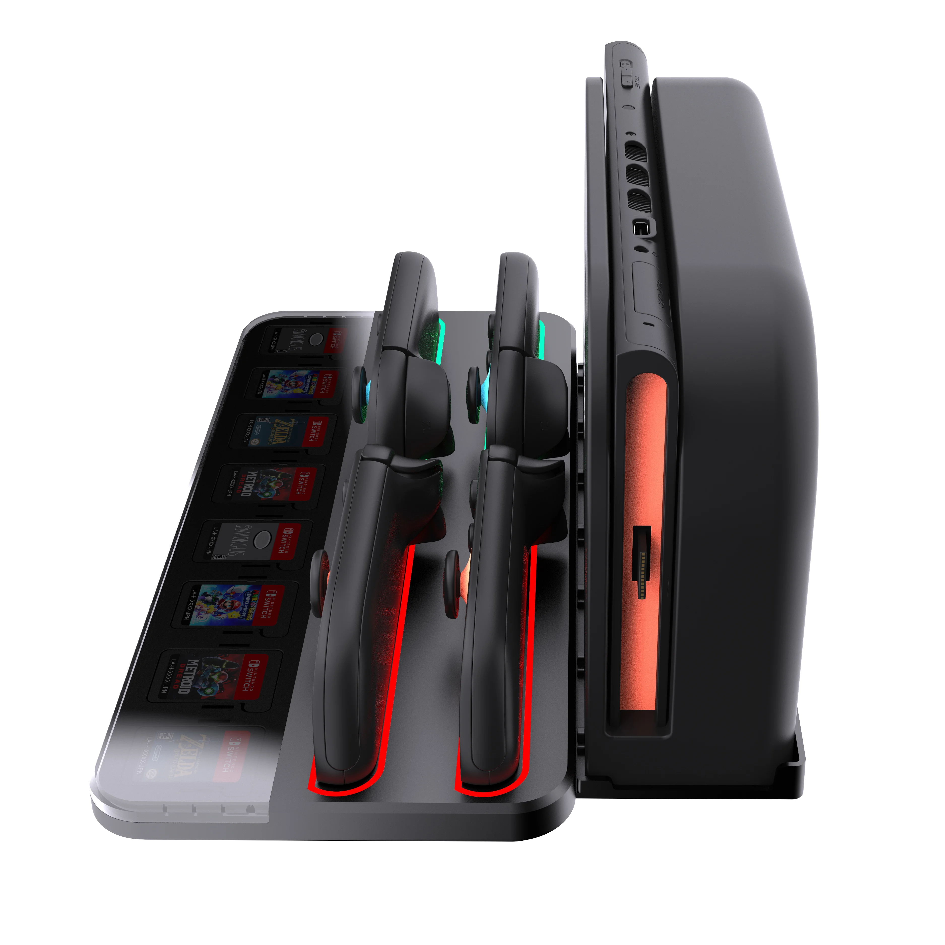 2 Charging Dock Charger Stand with Game Card Storage for Nintendo 2 Joycon - Gallery Image 4