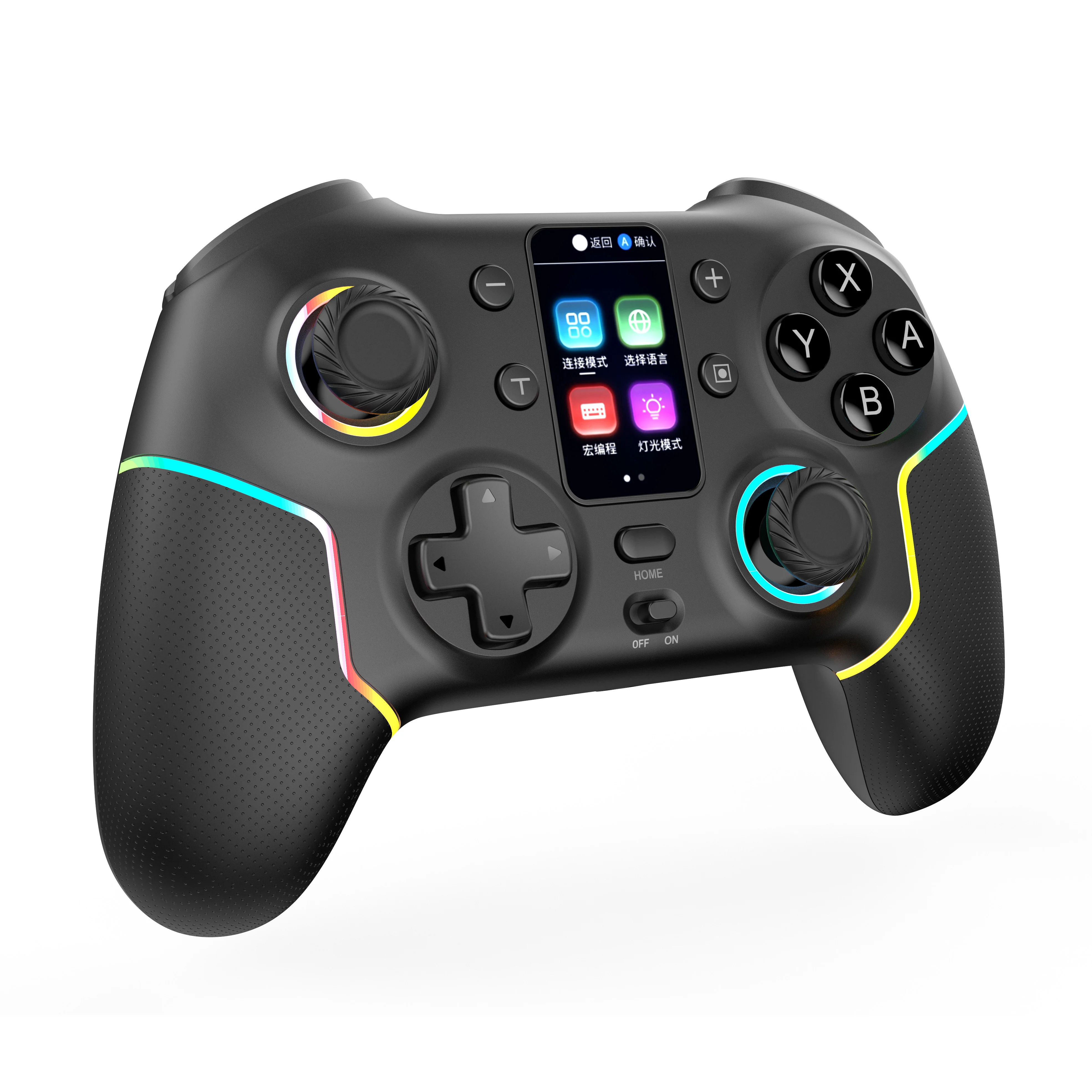 Wireless Gaming Controller Gyro Sensor Vibration Turbo Macro Gamepad for Nintendo Lite OLED Android IOS PC - Gallery Image 2