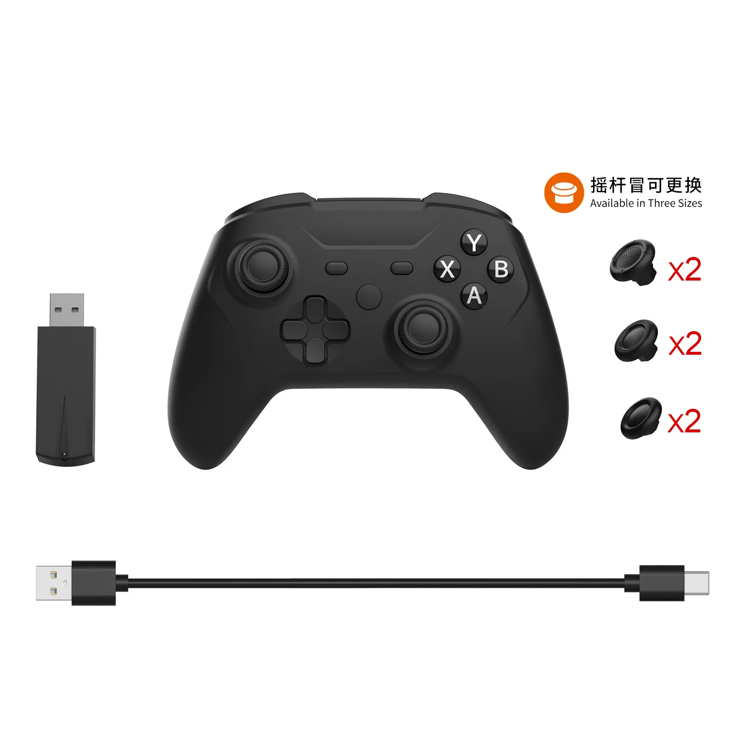 Pro Controller Hall Effect Joystick No Dfriting Dual Vibration Remappable Rear Buttons Gyro for Nintendo - Gallery Image 4