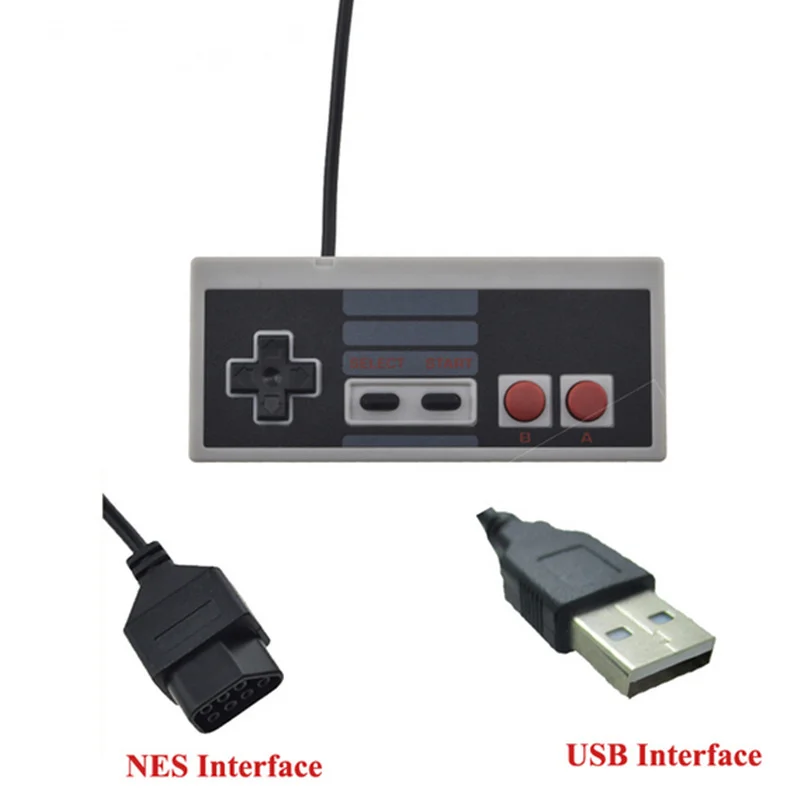 Manette Mados Juegos NES Classic Wired Controller Gamepad for Nintendo NES - Gallery Image 3
