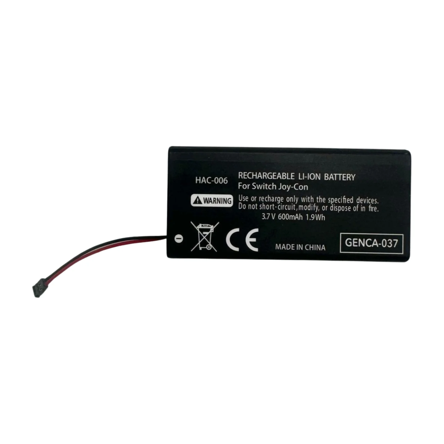 Replacement Battery for HAC-006 Nintendo Switch Joncon Controller 600mAh