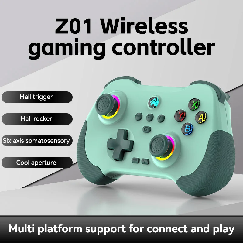 Hall Effect Joystick Wireless BT Pro Controller Gamepad Manette Vibration Sensor for Nintendo OLED PC - SKU Option 2