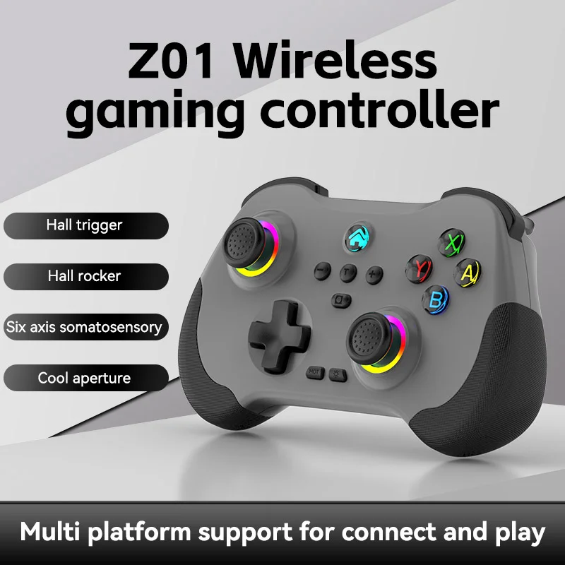 Hall Effect Joystick Wireless BT Pro Controller Gamepad Manette Vibration Sensor for Nintendo OLED PC - SKU Option 3