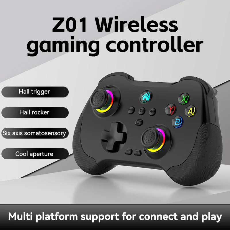 Hall Effect Joystick Wireless BT Pro Controller Gamepad Manette Vibration Sensor for Nintendo OLED PC - SKU Option 4