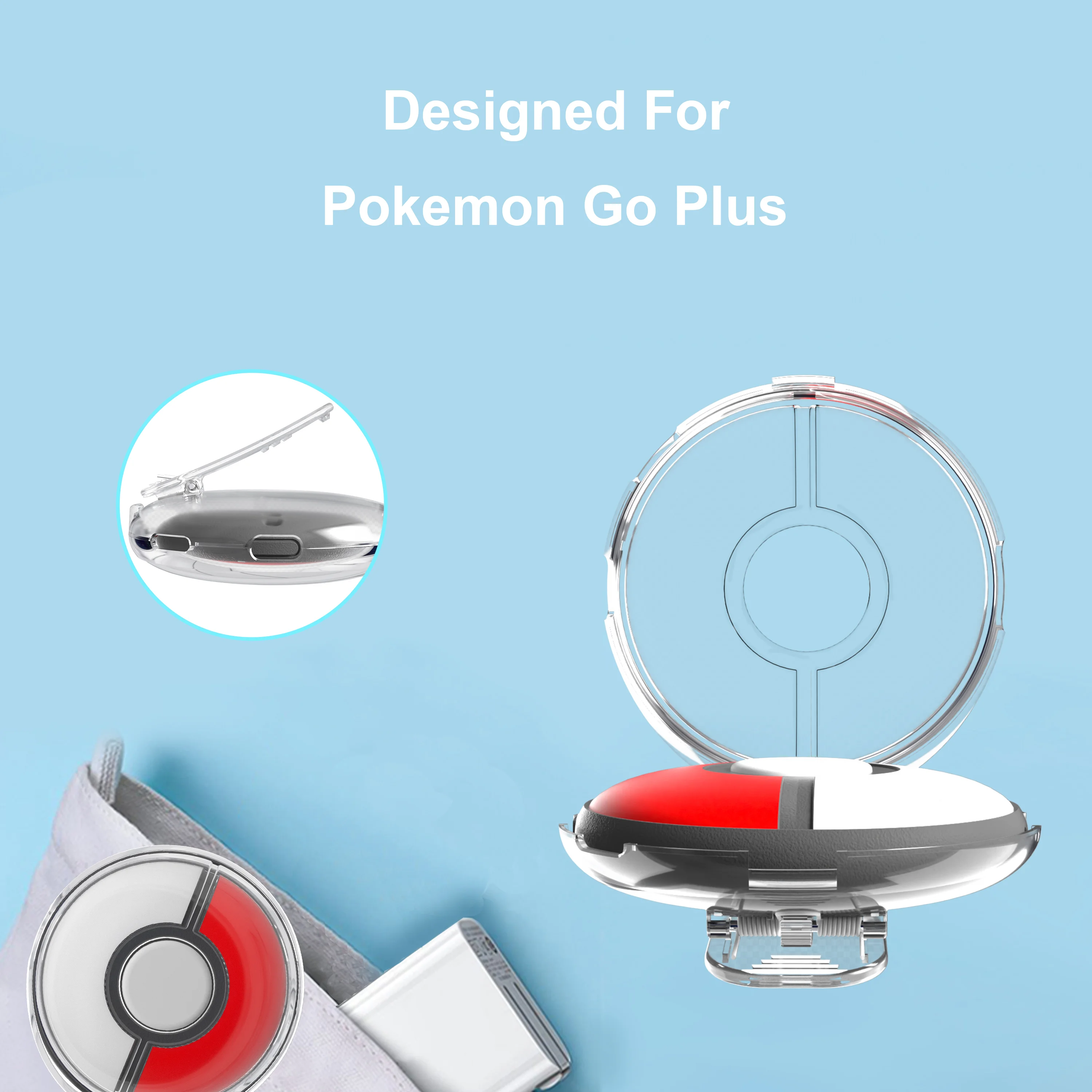RGB Light Charging Dock Station Designed for Pokemon GO Plus - Gallery Image 4