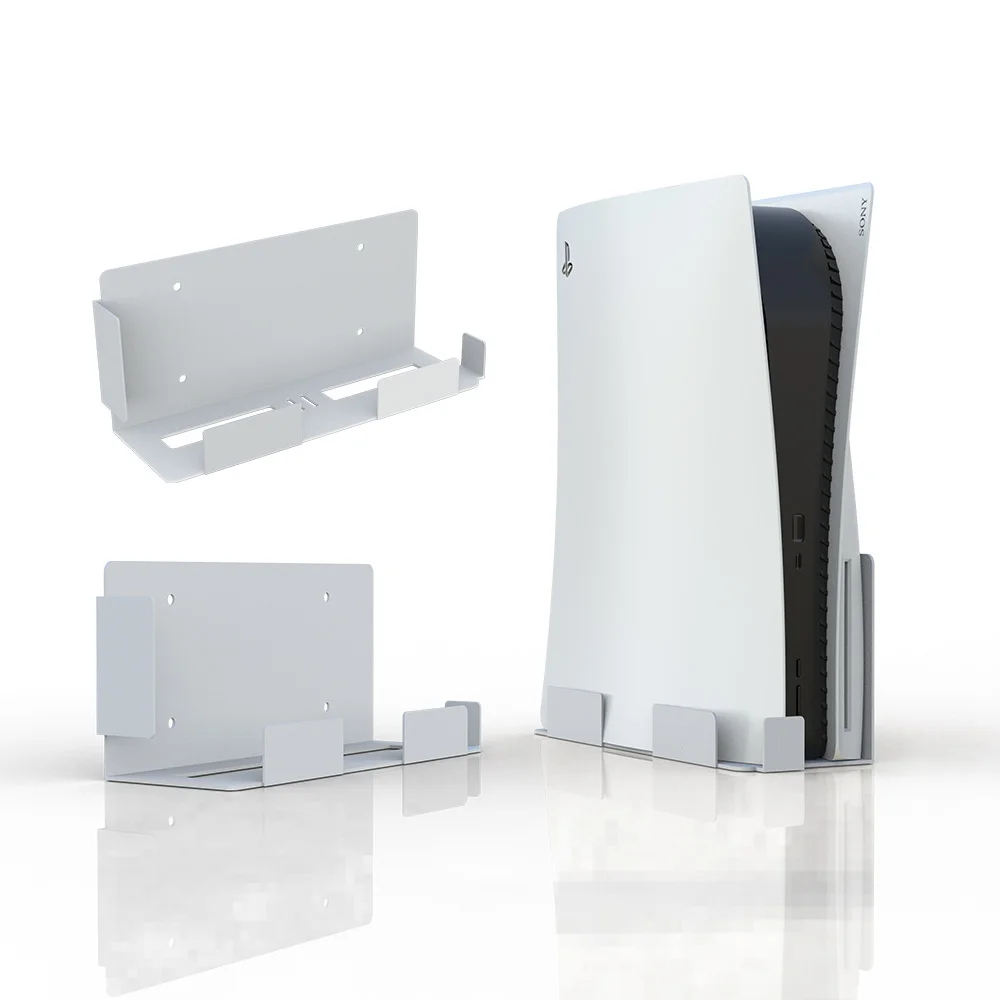 PS5 Accessories Aluminium Wall Mount Holder Stable Metal Wall Hanging Stand for PS5