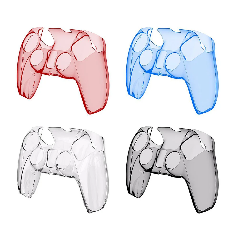 Crystal Clear PC Transparent Hard Protective Shell for PS5 DualSense
