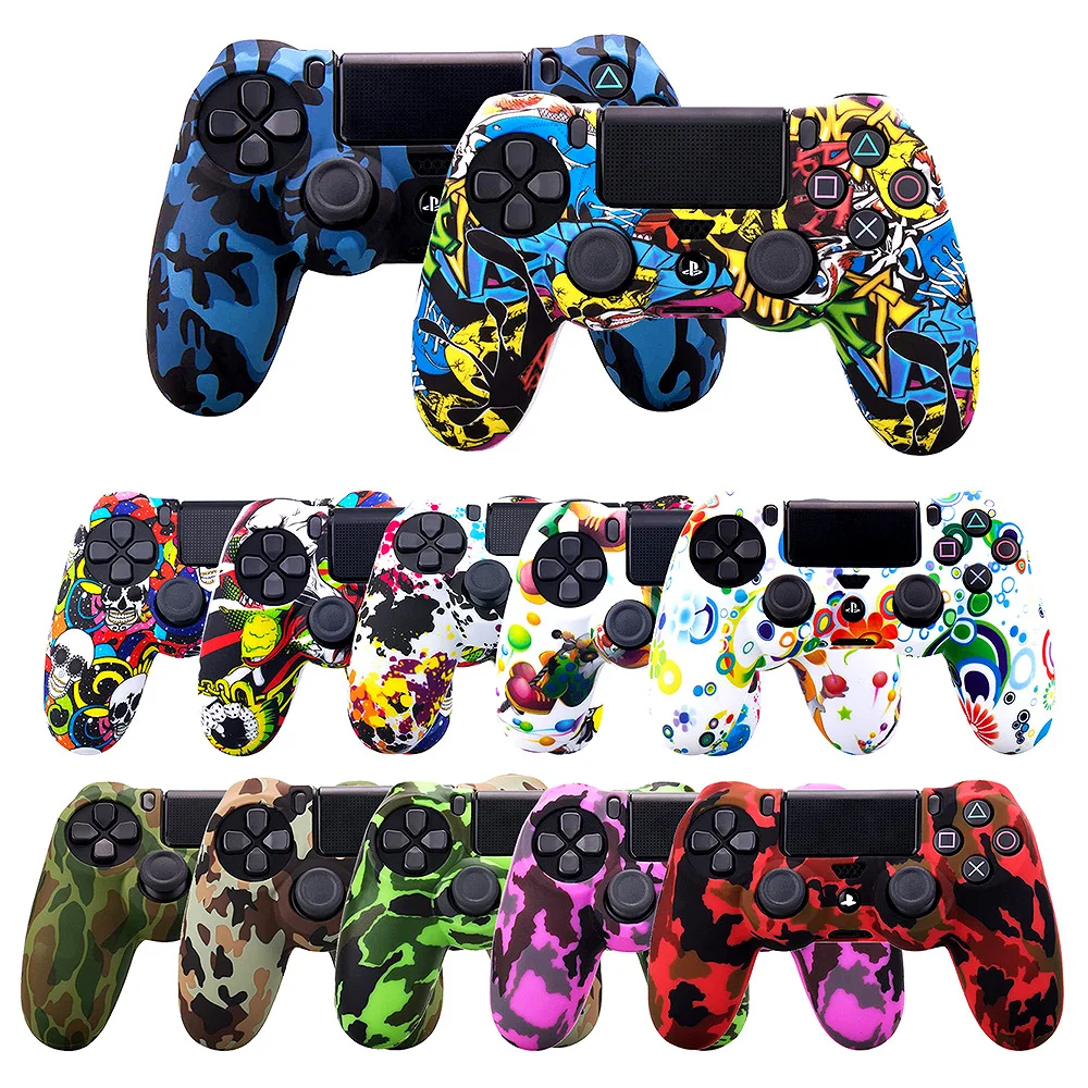 Soft Matte Non-Slip Protective Silicone Cover Sleeve for PS5 / PS4 Controller