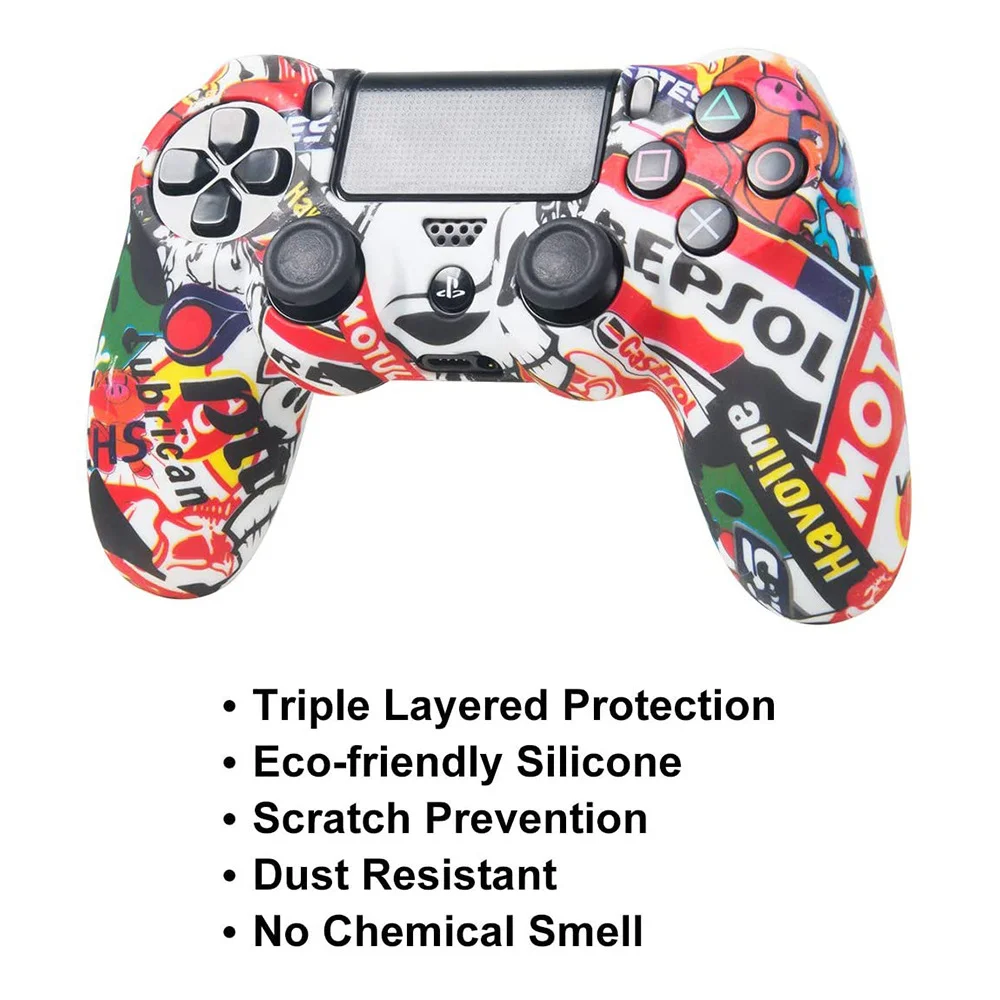 Soft Matte Non-Slip Protective Silicone Cover Sleeve for PS5 / PS4 Controller - Gallery Image 3