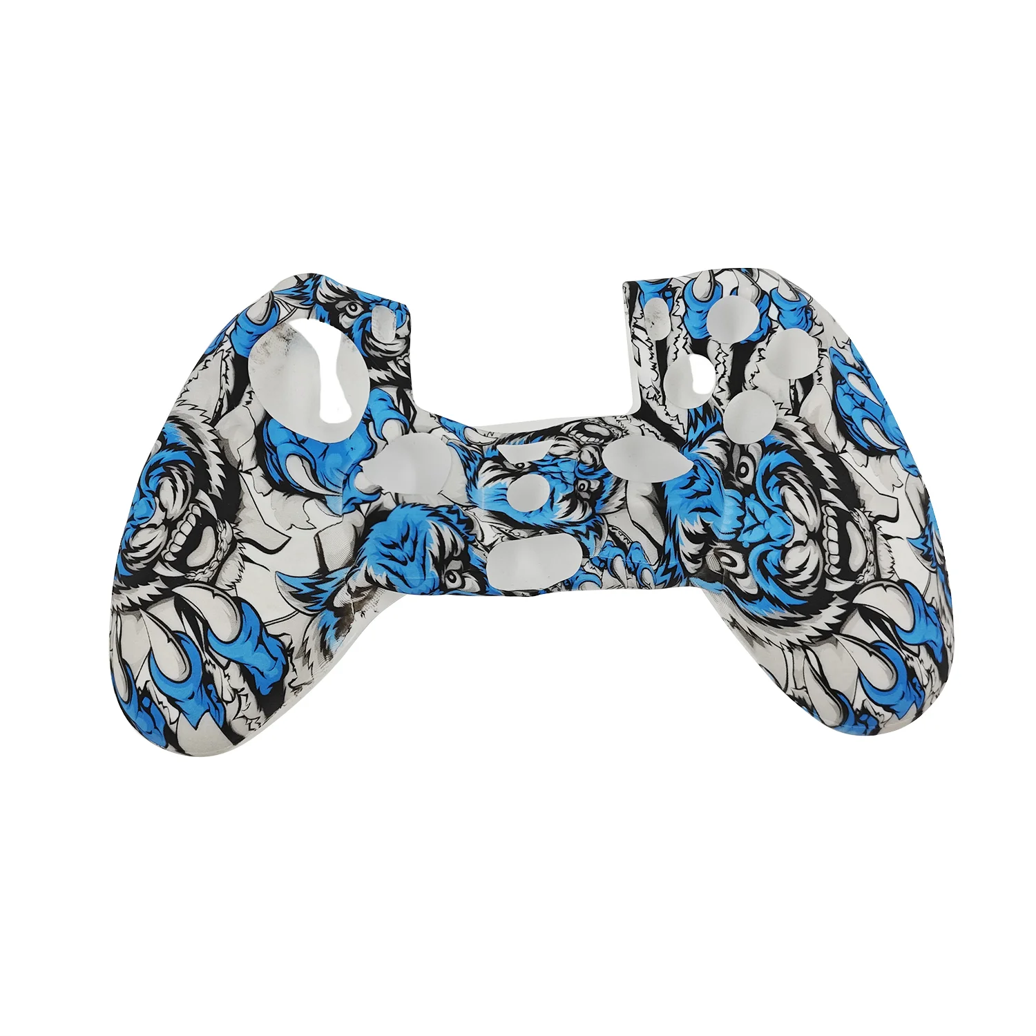 Hydro-Dipped Camo Water Transfer Print Silicone Skin for PS5 / PS4 Controller - SKU Option 3