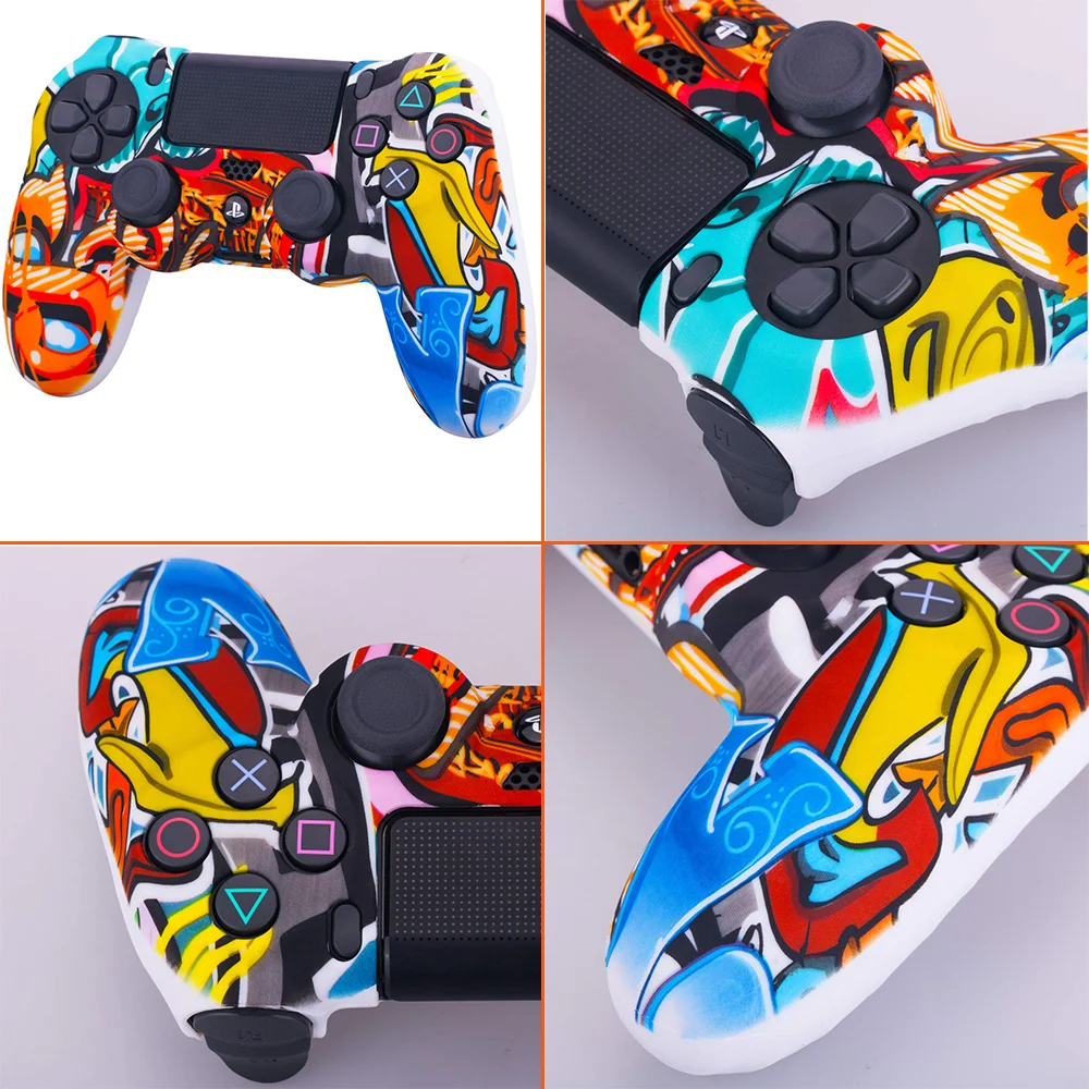 Hydro-Dipped Camo Water Transfer Print Silicone Skin for PS5 / PS4 Controller - Gallery Image 5