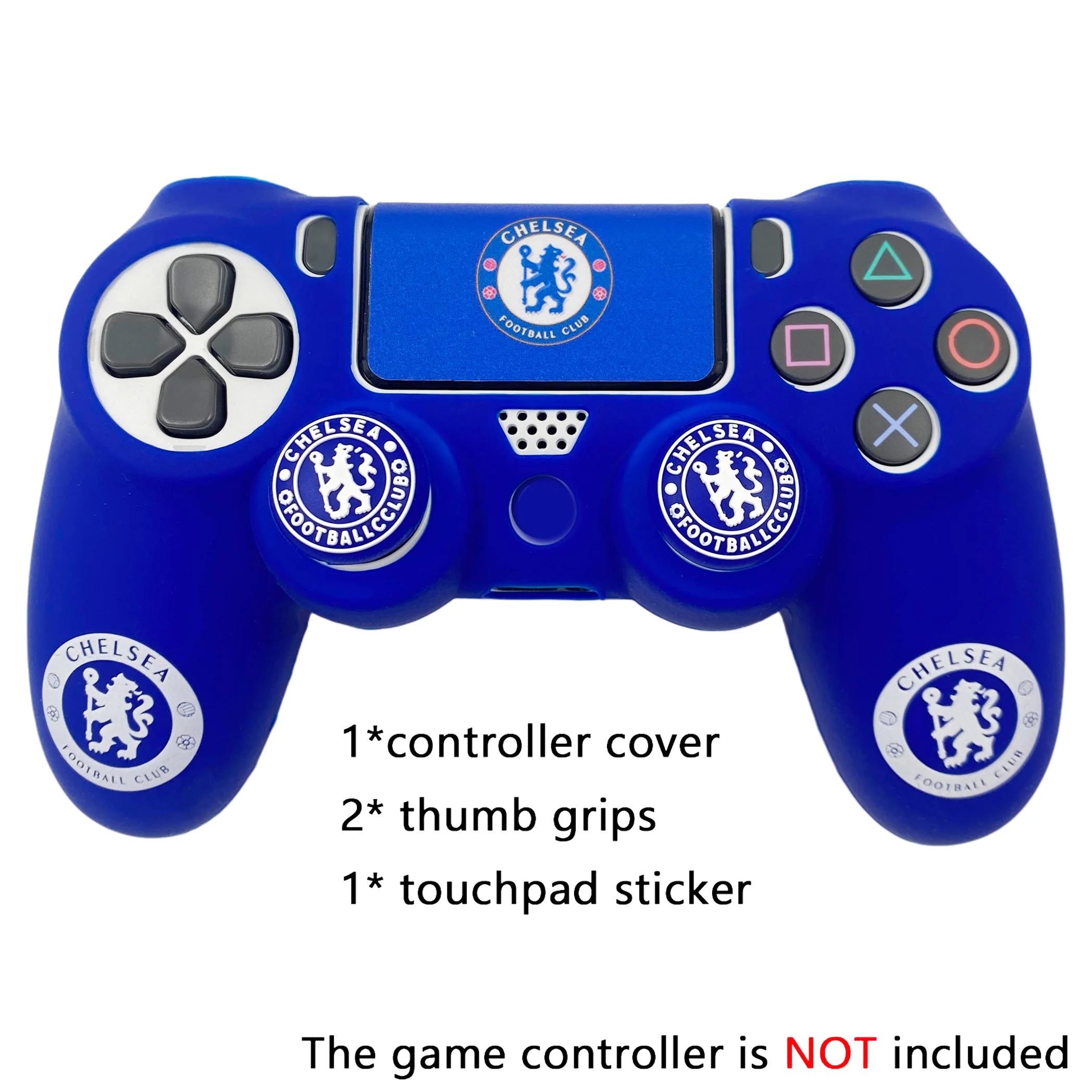 Sports Team Football Themed Anti-Slip Silicone Cover for PS5 / PS4 Controller - SKU Option 7