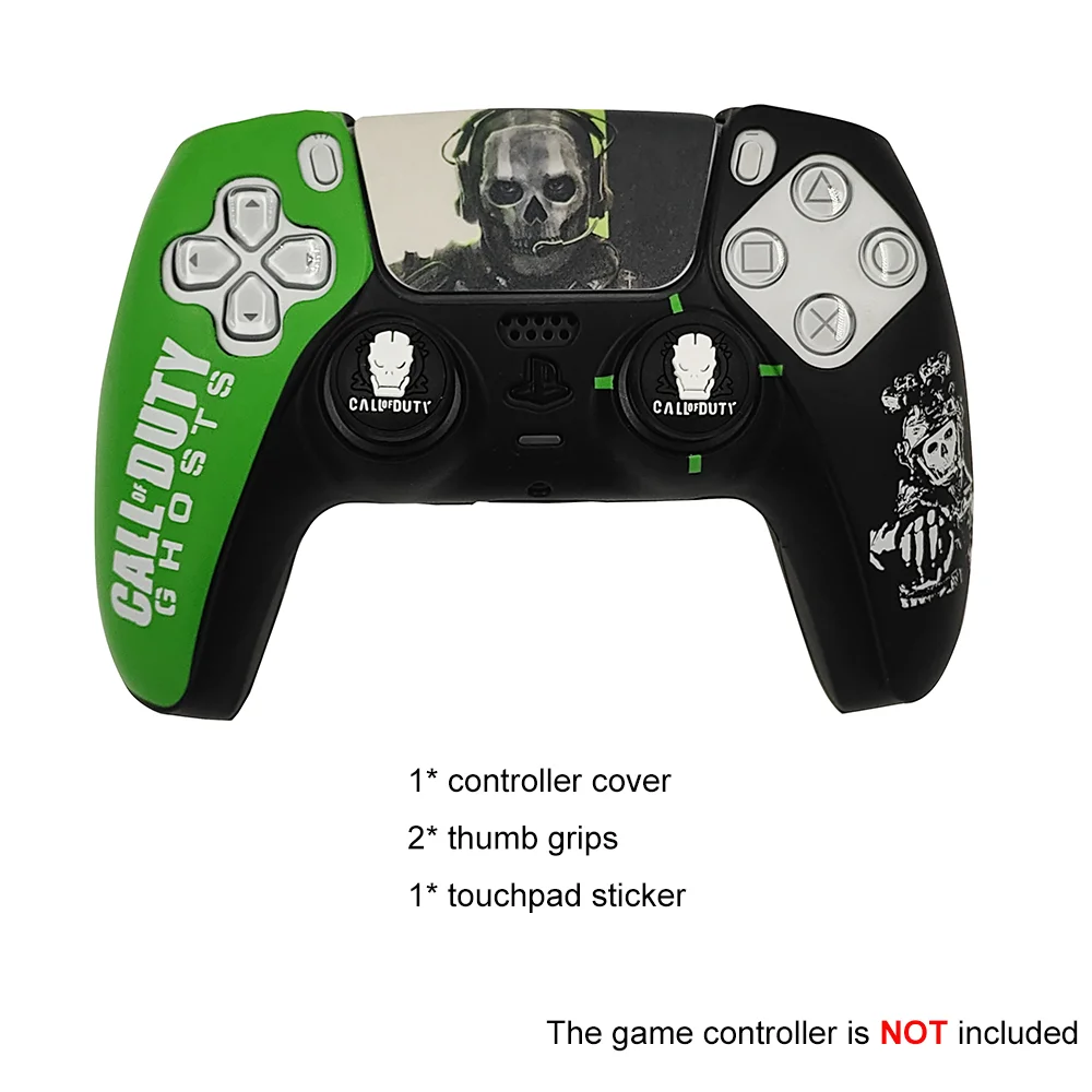 Sports Team Football Themed Anti-Slip Silicone Cover for PS5 / PS4 Controller - Gallery Image 3
