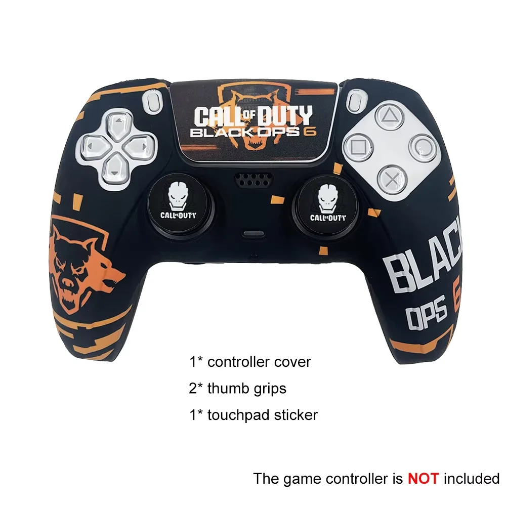 Gaming Graphic Full-Color Sublimation Silicone Grip Cover for PS5 DualSense - SKU Option 3