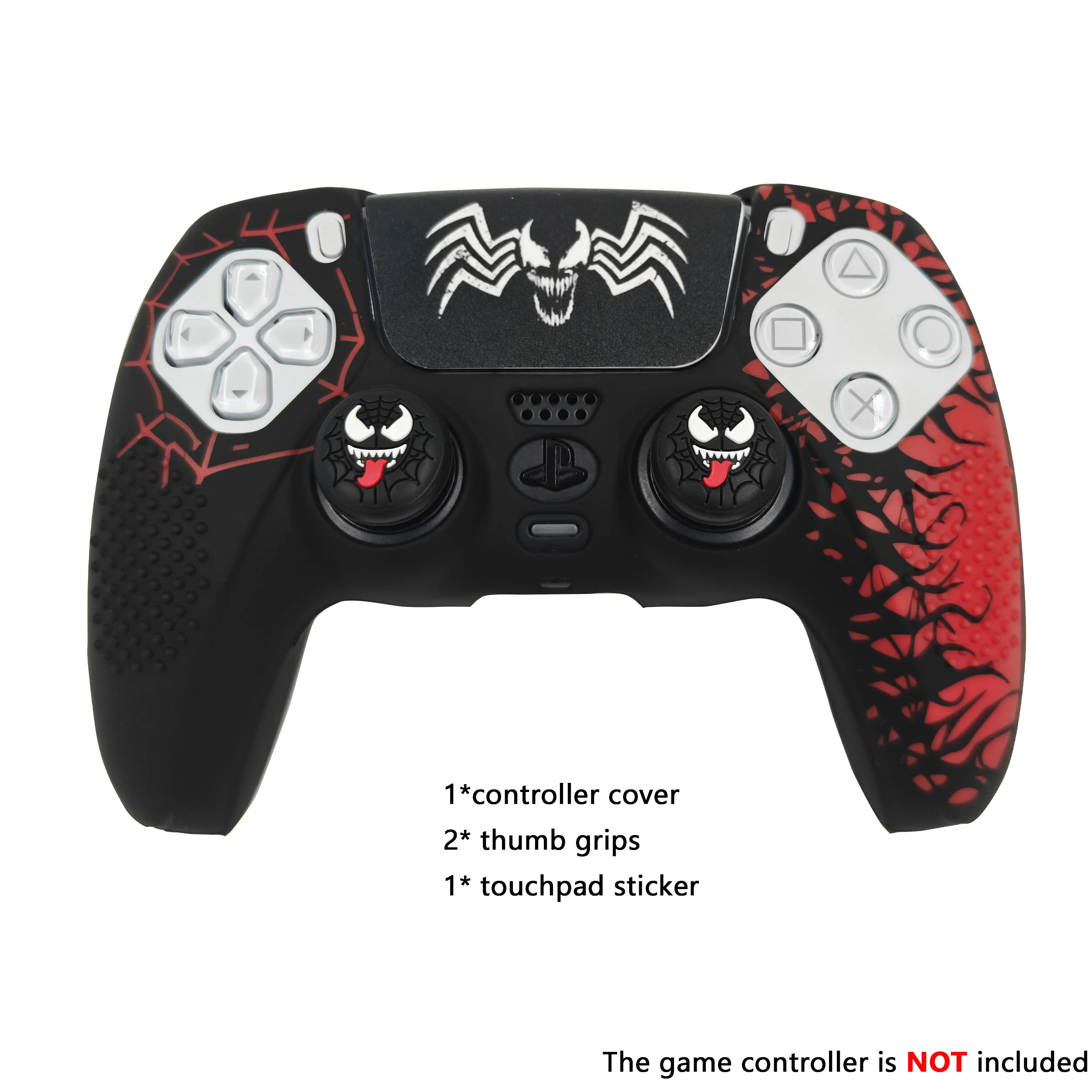 Gaming Graphic Full-Color Sublimation Silicone Grip Cover for PS5 DualSense - SKU Option 4