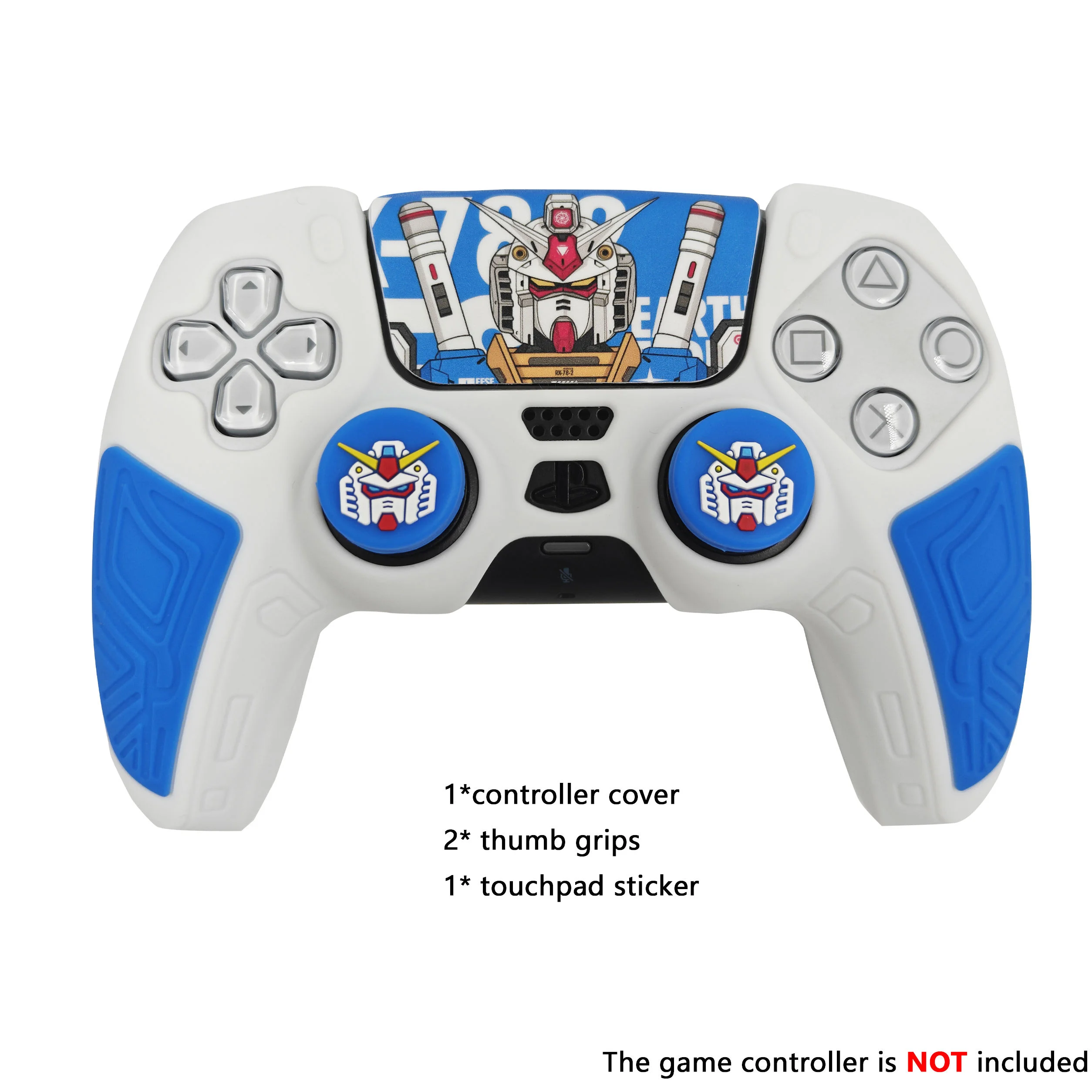 Gaming Graphic Full-Color Sublimation Silicone Grip Cover for PS5 DualSense - SKU Option 6