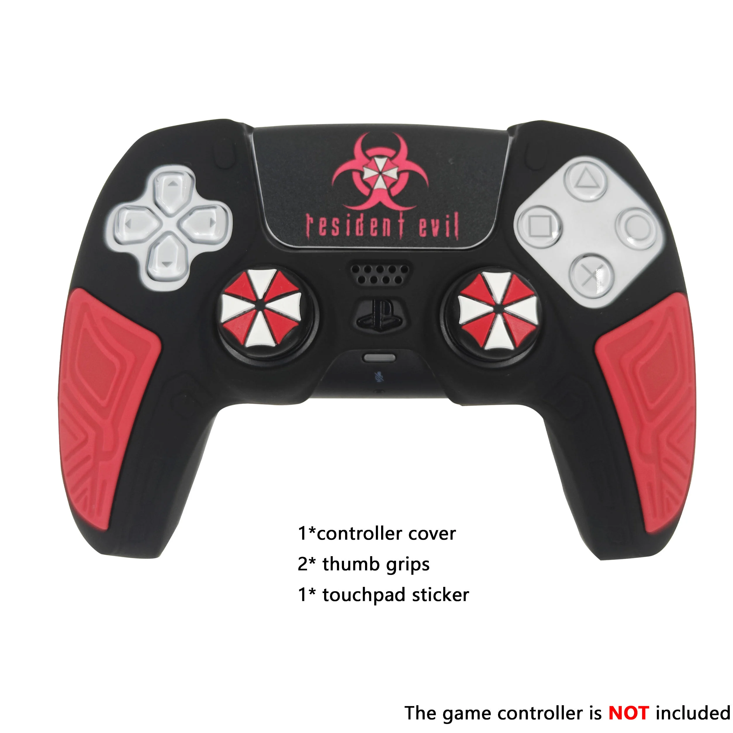 Gaming Graphic Full-Color Sublimation Silicone Grip Cover for PS5 DualSense - SKU Option 7