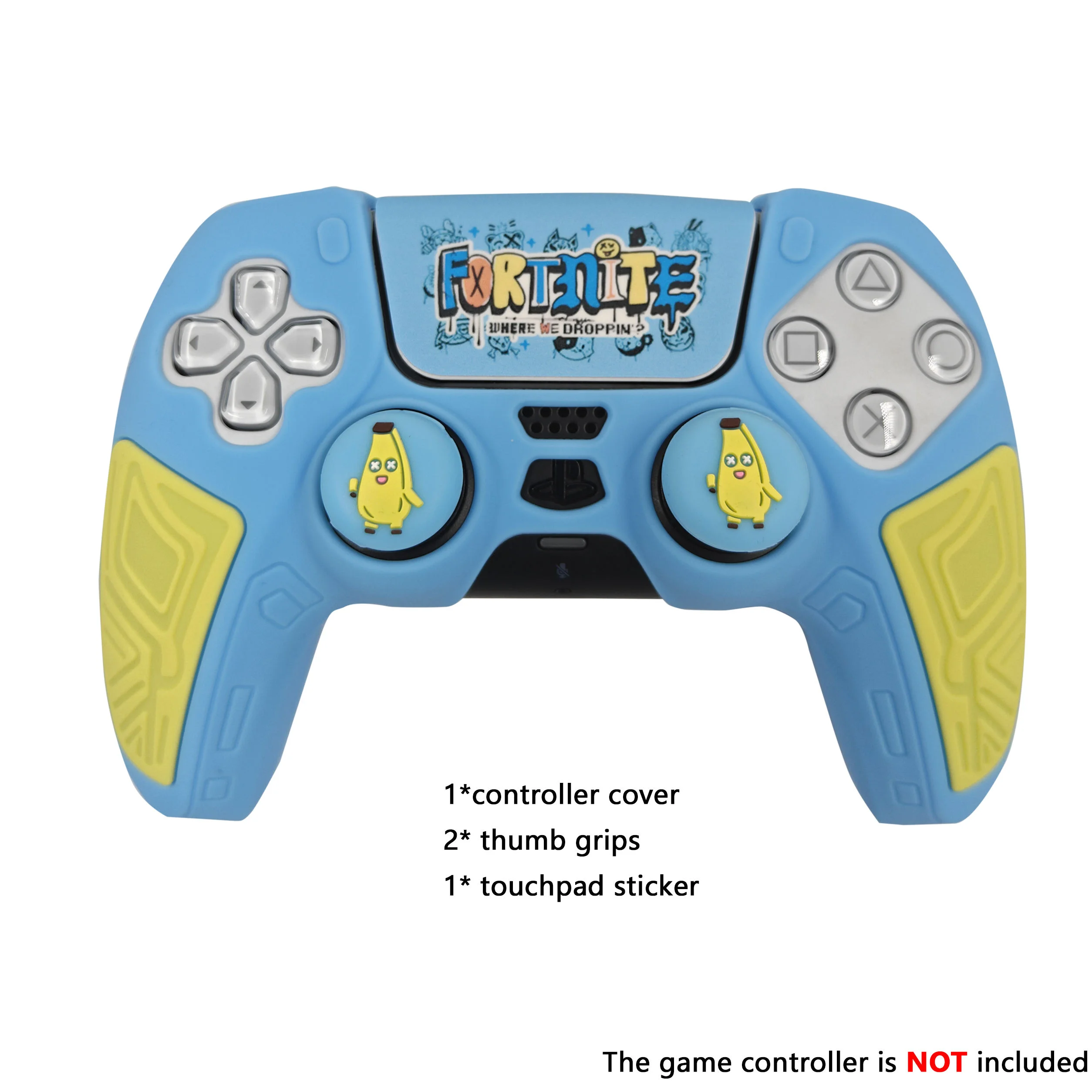 Gaming Graphic Full-Color Sublimation Silicone Grip Cover for PS5 DualSense - SKU Option 8