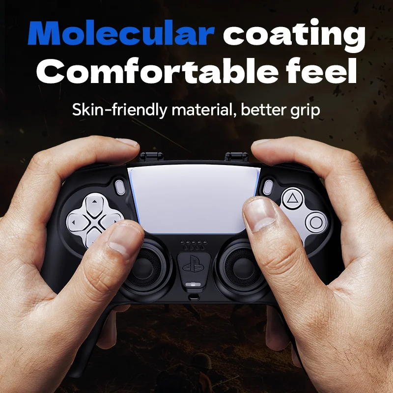 Controller Hard Shell Protective Case with Anti-slip Grip for Dualsense Controller - Gallery Image 3