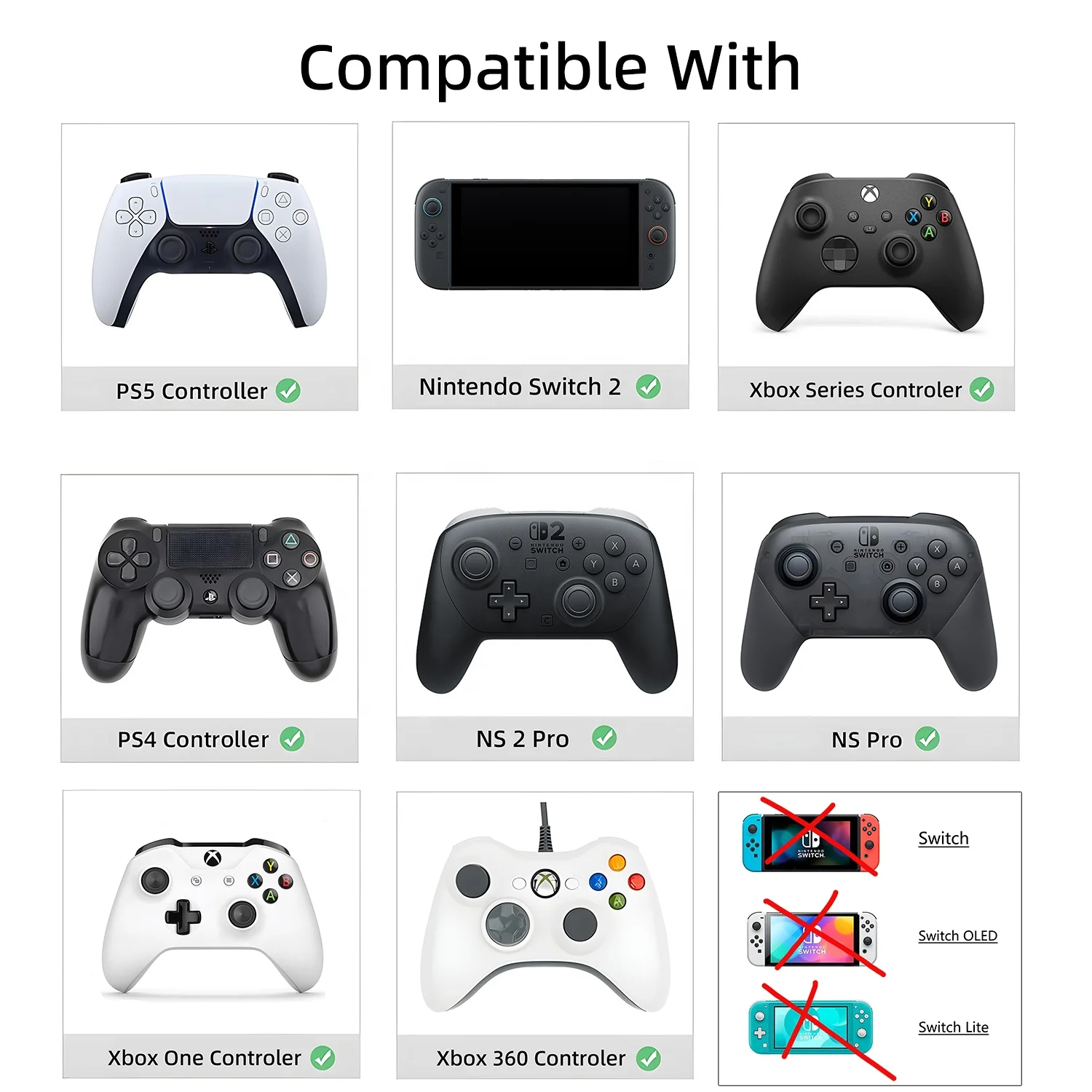 Pro Ergonomic Silicone Analog Thumbstick Grip Protective Caps Set - Gallery Image 4