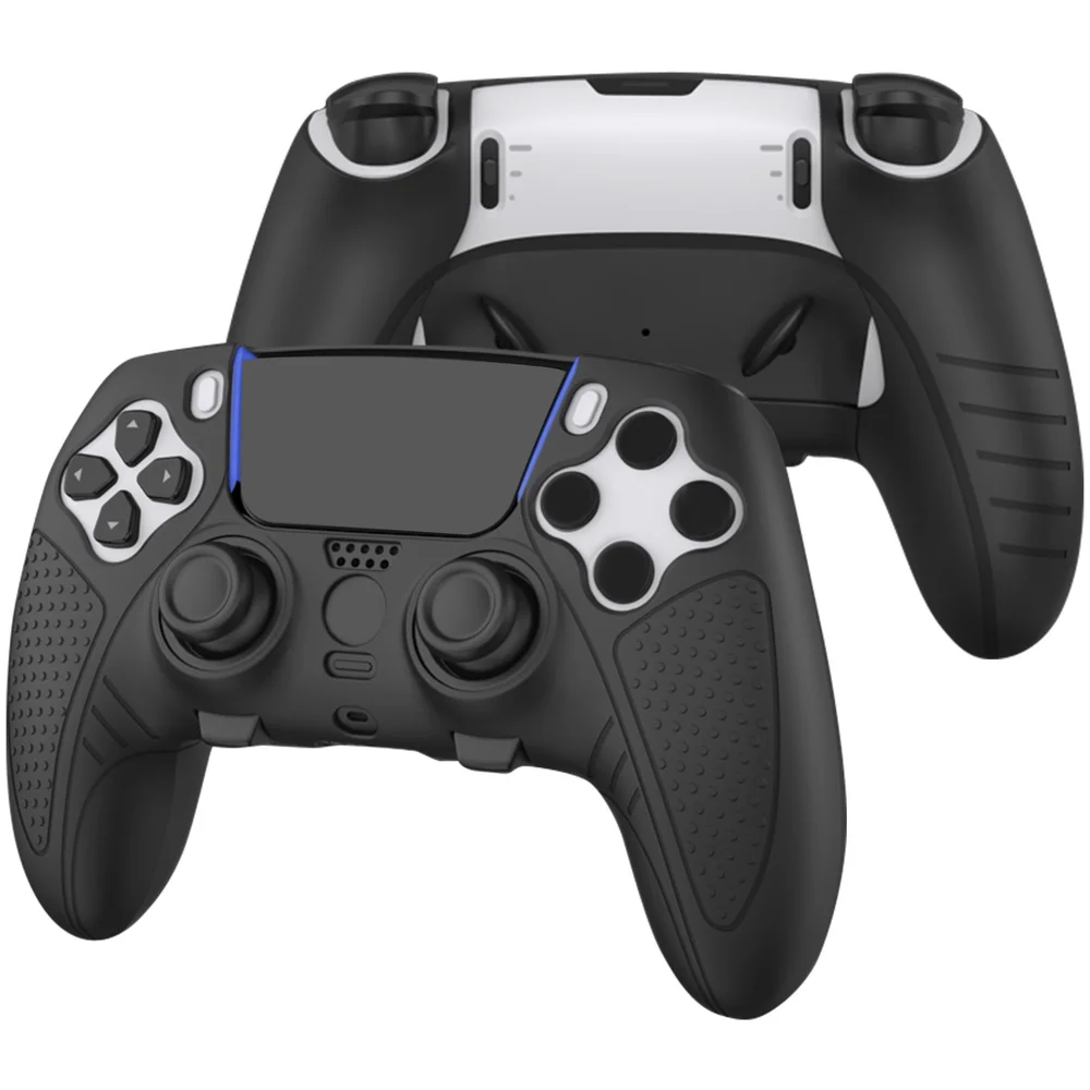 Anti-Slip Silicone Cover Case Soft Rubber Protector Skin for PS5 Dualsense Edge Controller - SKU Option 1