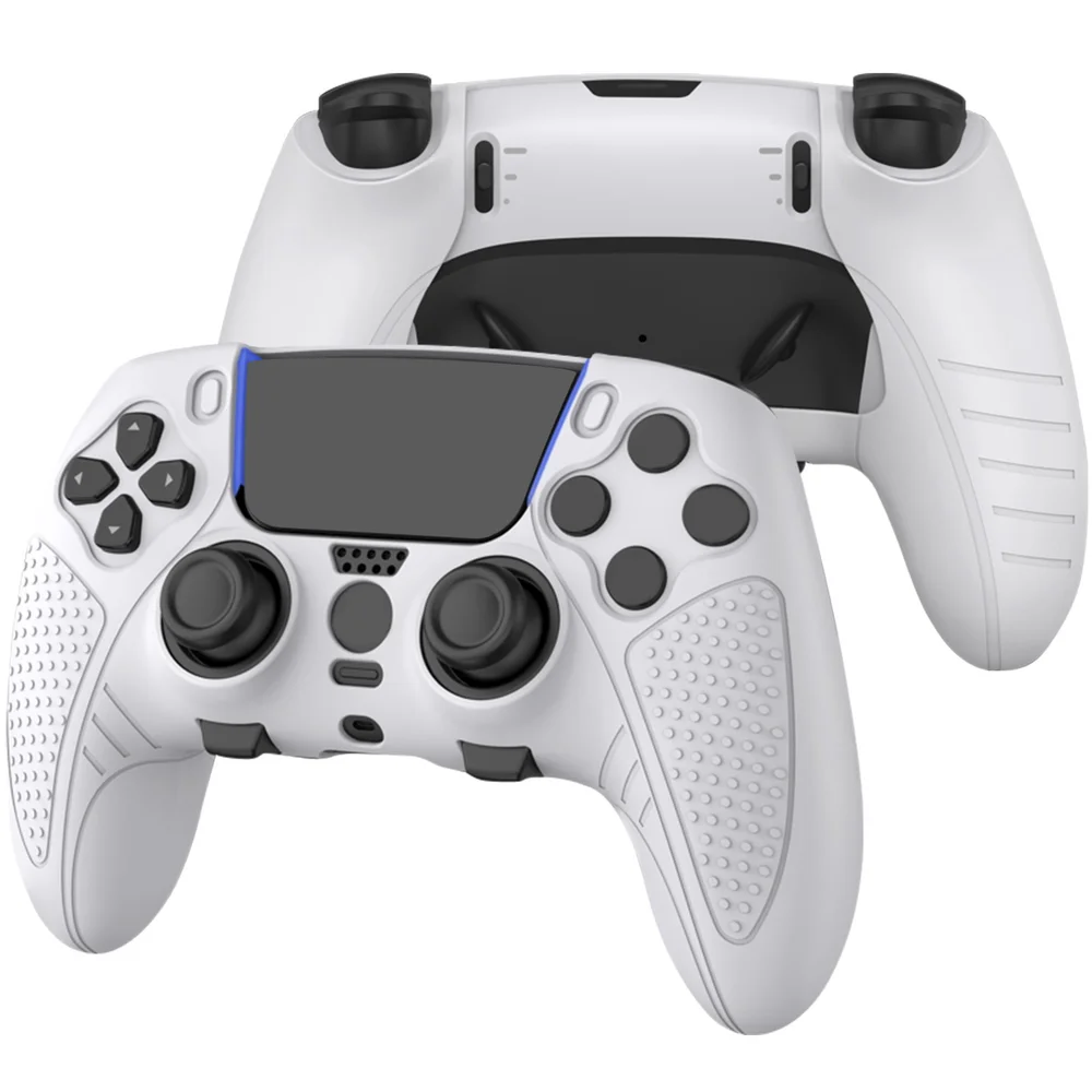 Anti-Slip Silicone Cover Case Soft Rubber Protector Skin for PS5 Dualsense Edge Controller - SKU Option 2