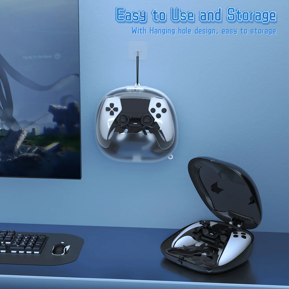Protective Case for PS5/PS5 Edge Controller Hard Shell Joystick Protector Protective Travel - Gallery Image 6