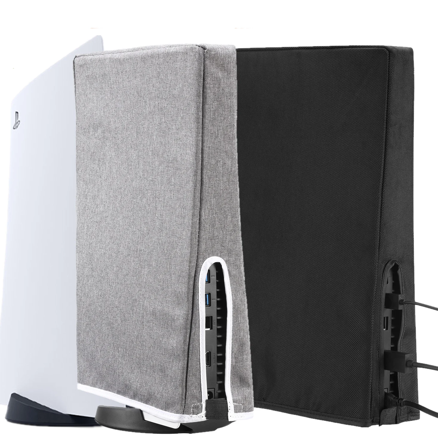 Anti-Scratch Breathable Fabric Dust Cover Sleeve for PS5 Slim & PS5 Pro Console - Gallery Image 2
