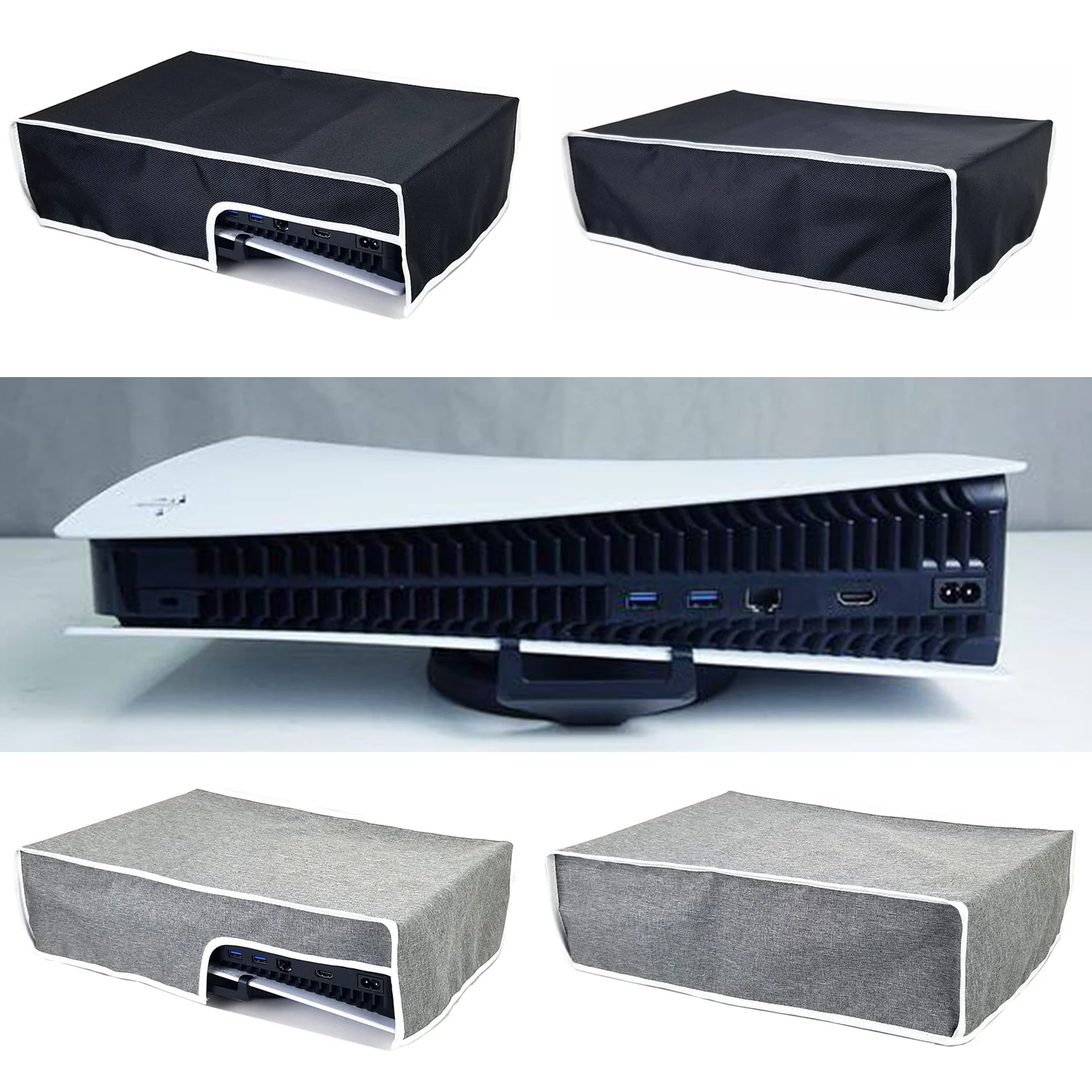 Anti-Scratch Breathable Fabric Dust Cover Sleeve for PS5 Slim & PS5 Pro Console - Gallery Image 3