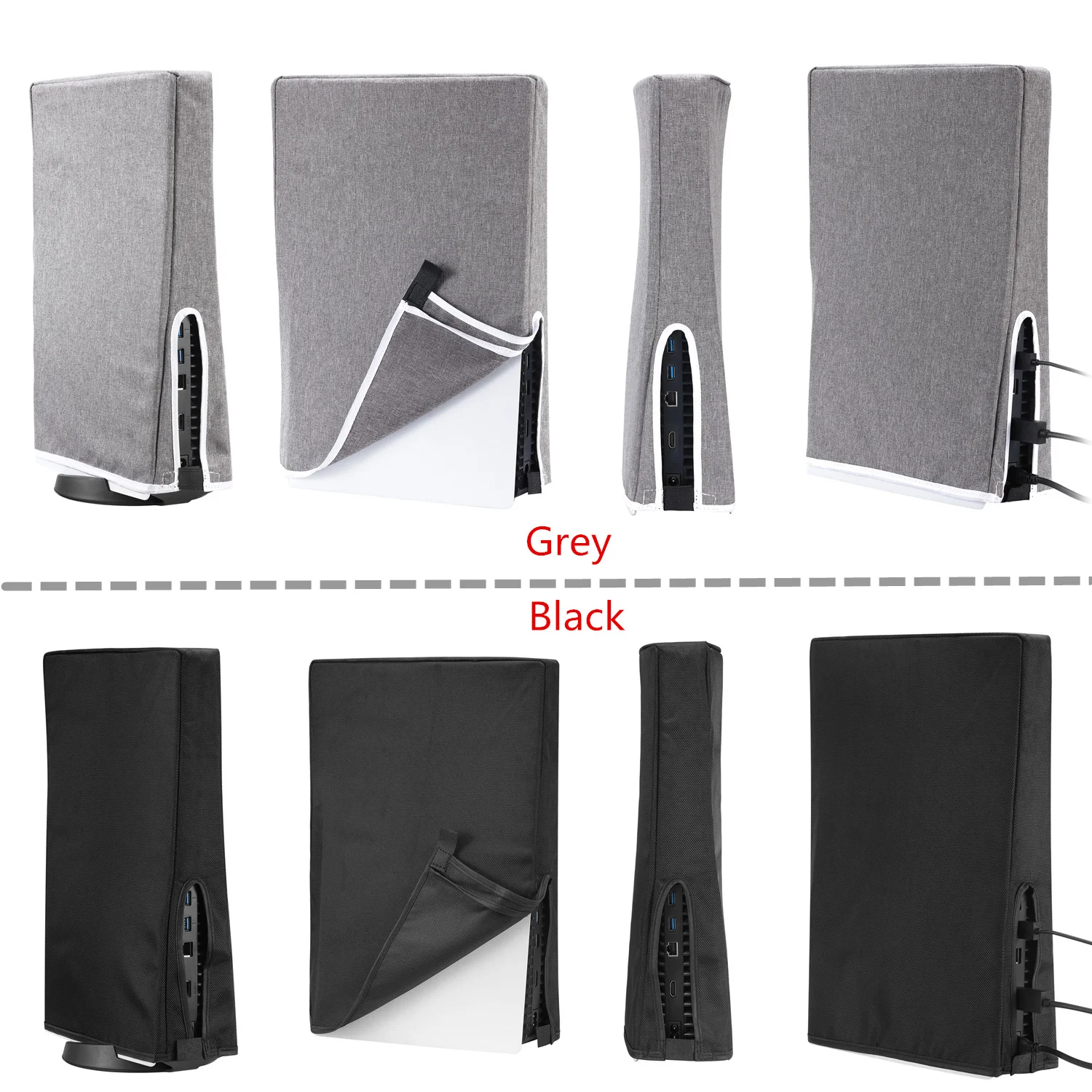 Anti-Scratch Breathable Fabric Dust Cover Sleeve for PS5 Slim & PS5 Pro Console - Gallery Image 5