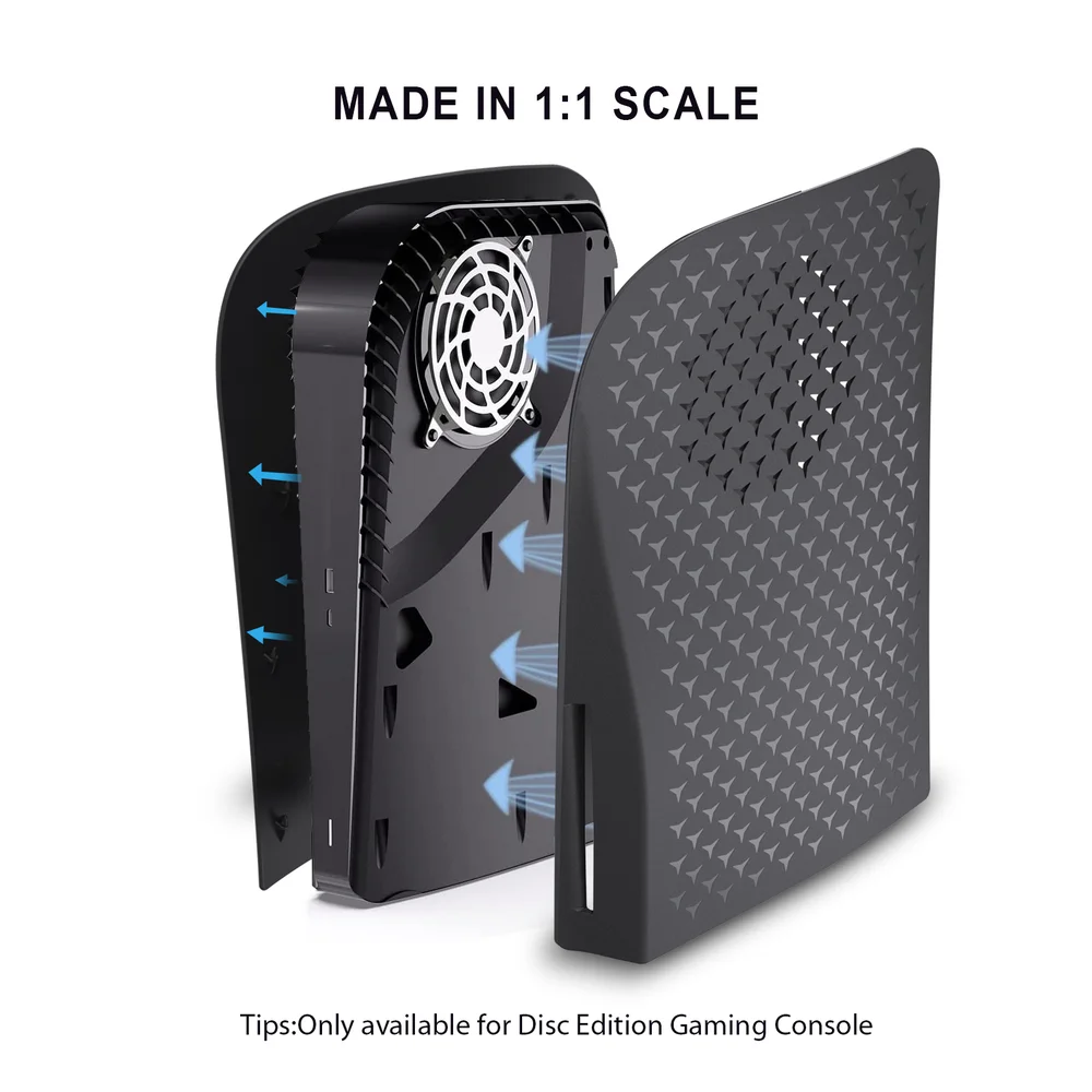 PS5 Shell Case Custom Faceplate Console Replacement Plates Cover for PS5 Playstation Disc - Gallery Image 2