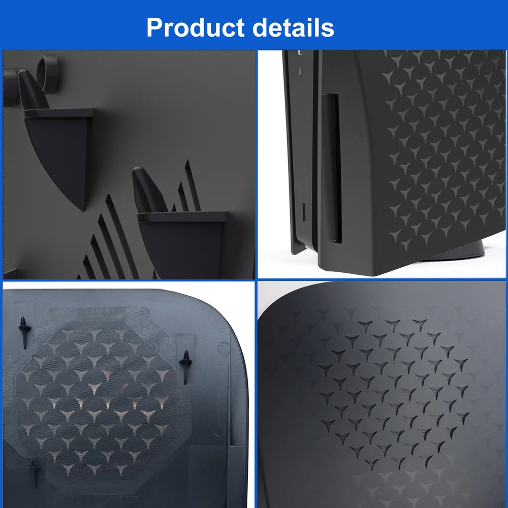 PS5 Shell Case Custom Faceplate Console Replacement Plates Cover for PS5 Playstation Disc - Gallery Image 3