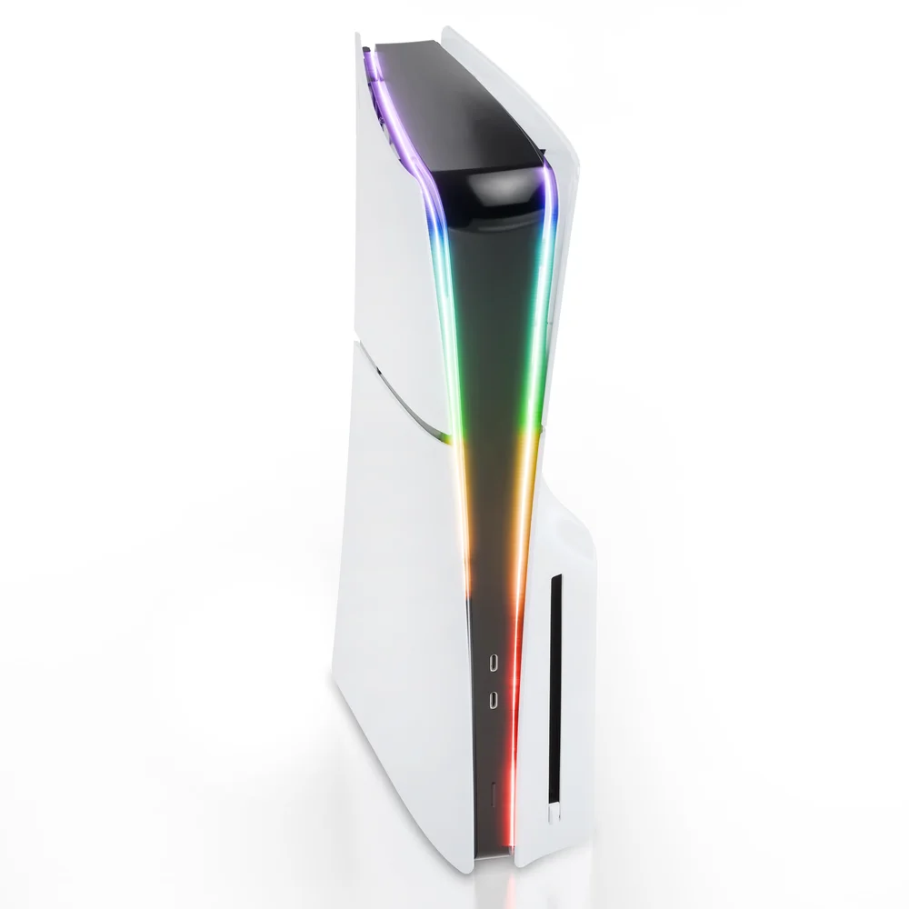 LED RGB Light Strip for Playstation 5 Slim Console Disc Digital Edition With 300+ Modes With