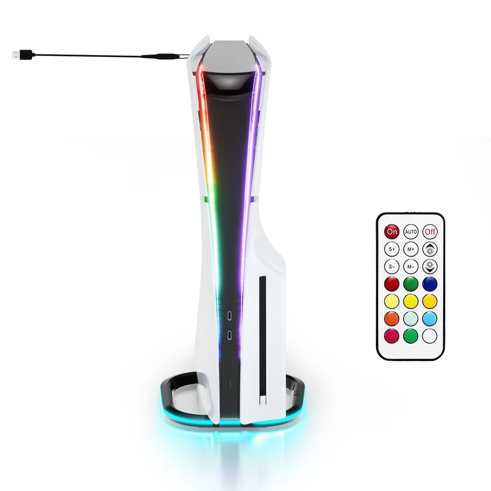 LED RGB Light Strip for Playstation 5 Slim Console Disc Digital Edition With 300+ Modes With - Gallery Image 4