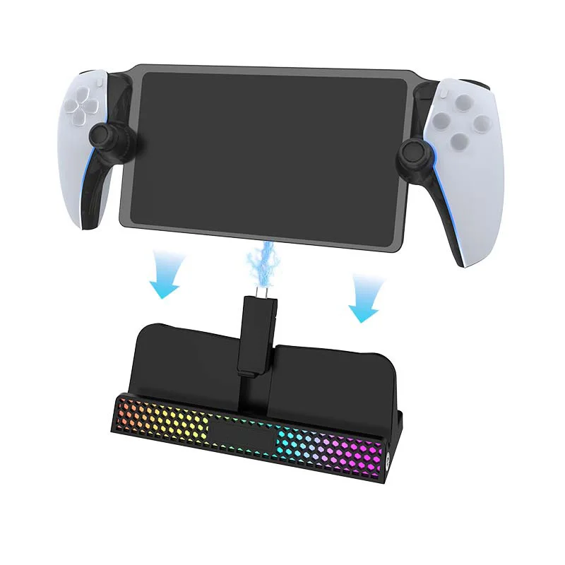PS Portal Console Charging Dock RGB for Playstation Portal Charging Stand PS Portal Accessories - Gallery Image 2