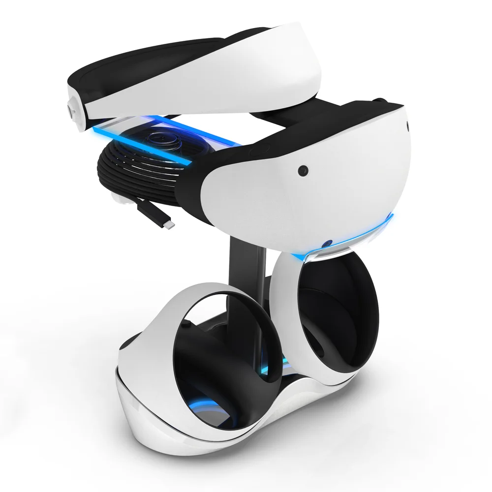 PSVR2 Stand Charging Station with RGB Light & Magnetic Connectors