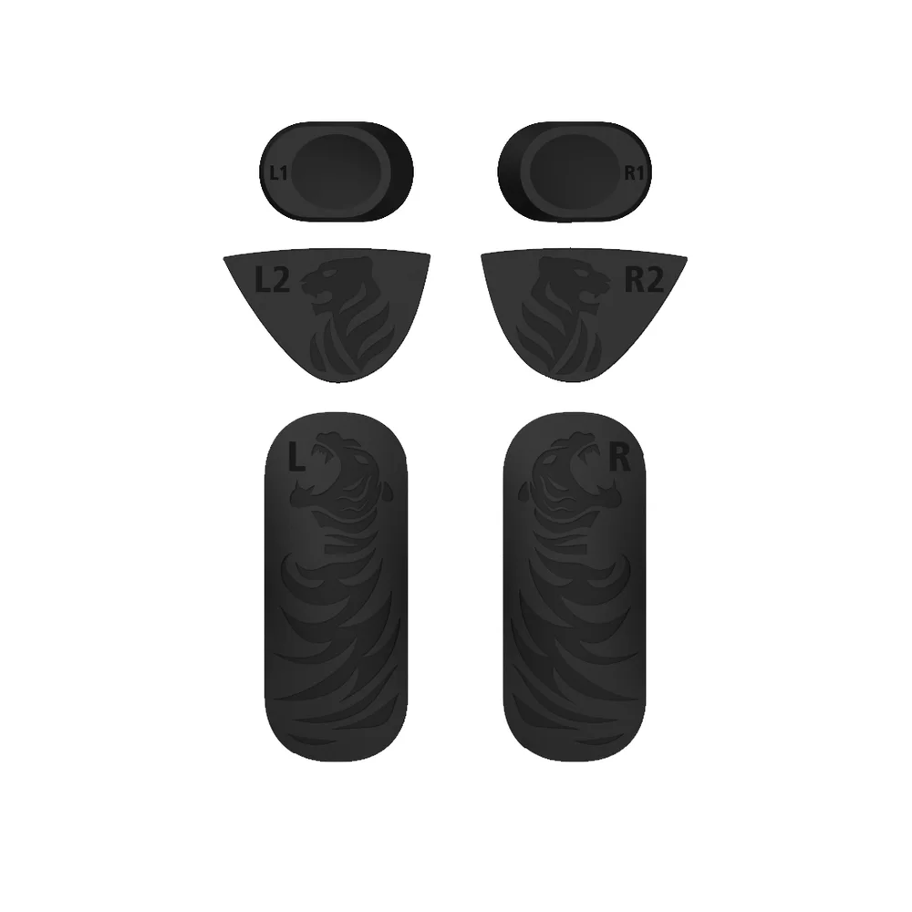 Anti-Slip Silicone Pad Sweatproof Trigger Extender Pad Cover Accessories Kit for PS VR2 Sense - Gallery Image 2