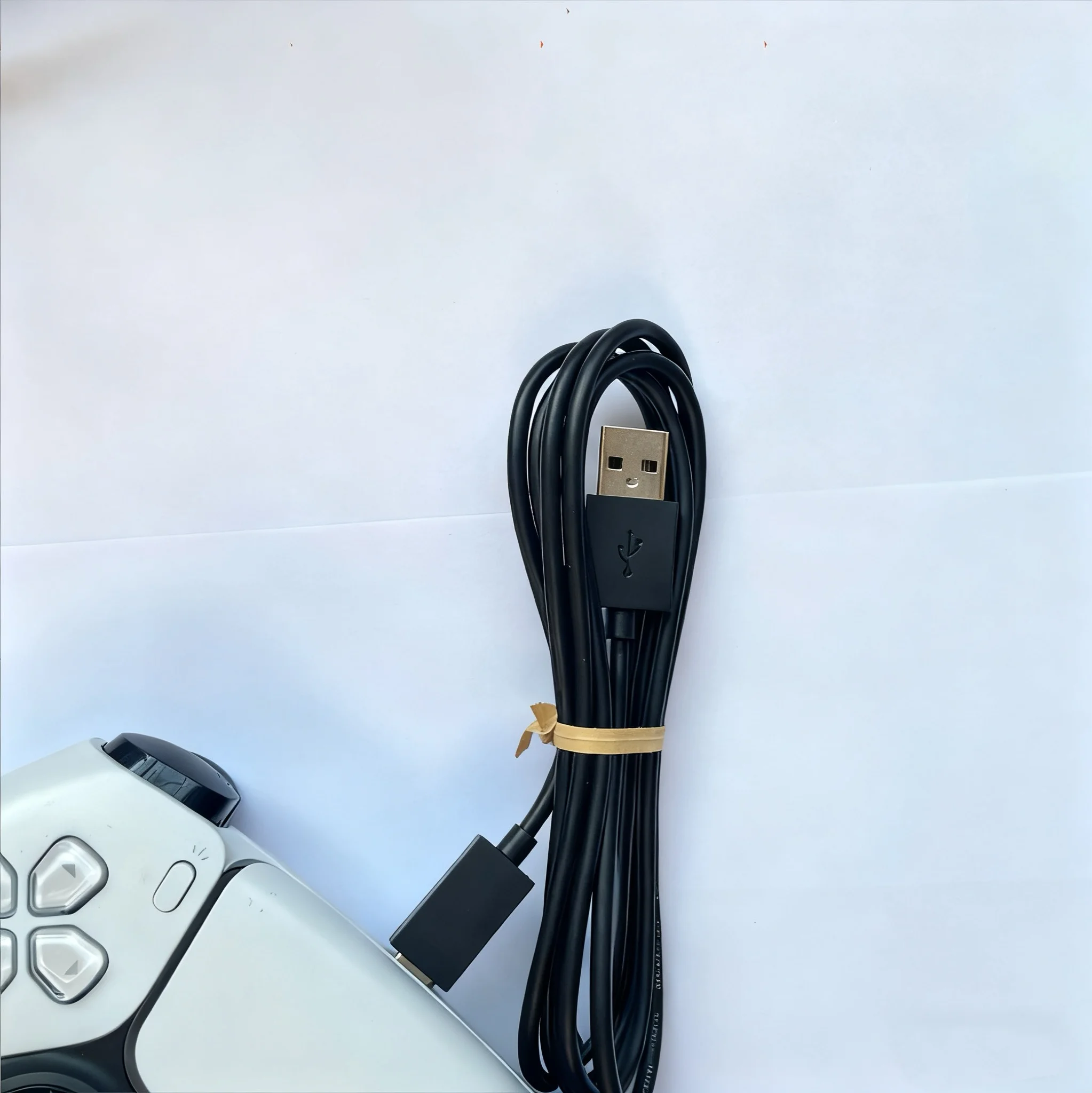 Heavy-Duty Nylon Braided Fast Charging USB-A to Type-C Cable for PS5 Controller