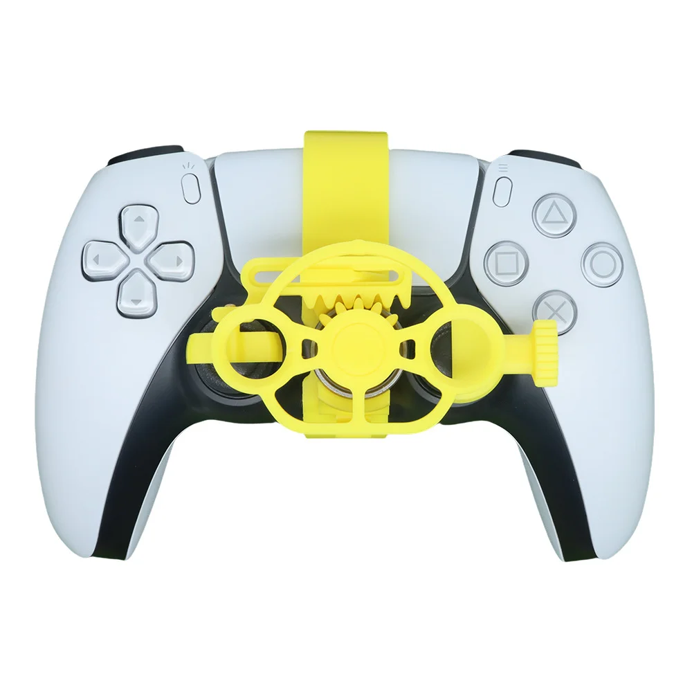 Mini Gaming Racing Steering Wheel Auxiliary Controller for PS5 & PS4 - Gallery Image 5