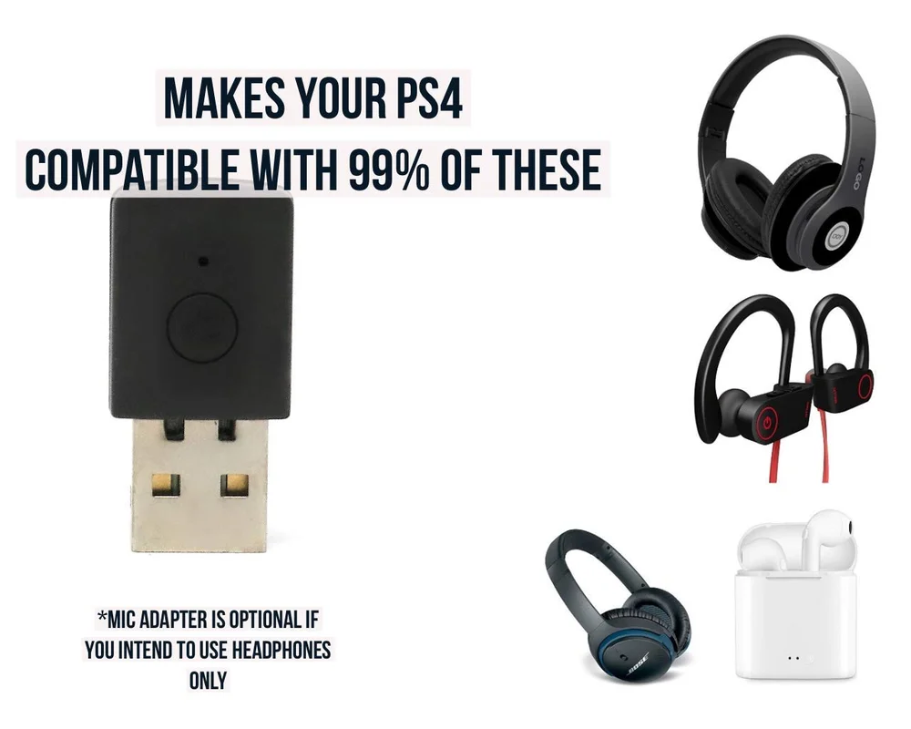 USB 2.0 BT V4.0 Dongle Wireless Adapter for PS4 PlayStation - Gallery Image 3