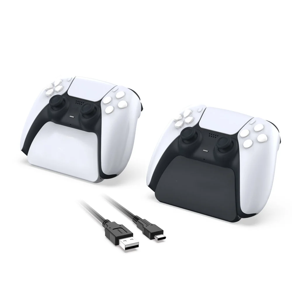 Display Stand Charging Kit for PS5 Controller Charging Cable Type-C USB for DualSense