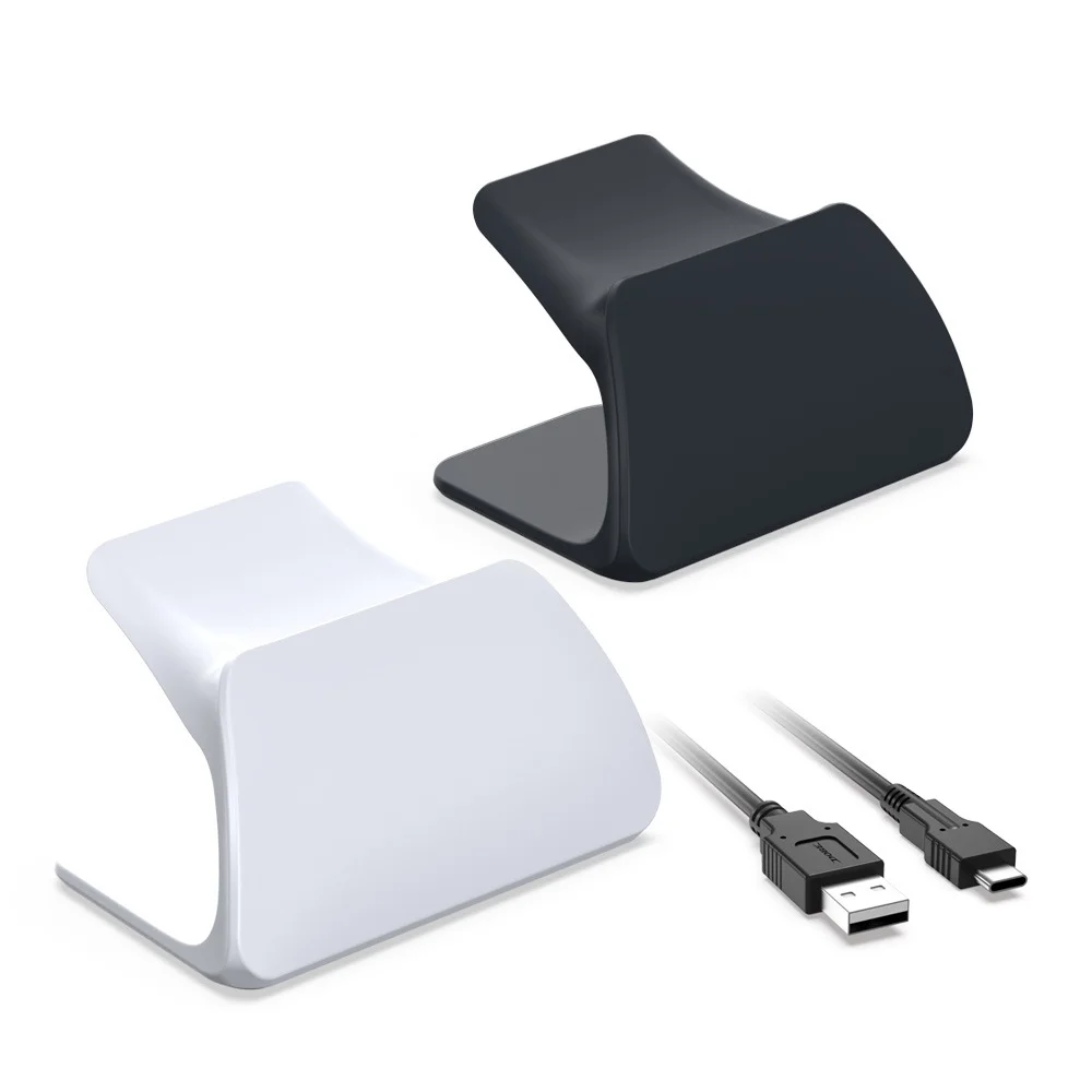 Display Stand Charging Kit for PS5 Controller Charging Cable Type-C USB for DualSense - Gallery Image 2