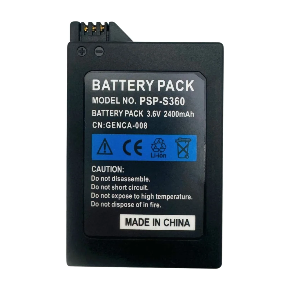 2400mAh 3.6V Li-ion Polymer Lithium Ion Rechargeable Battery Pack Replacement for Sony PSP - Gallery Image 3