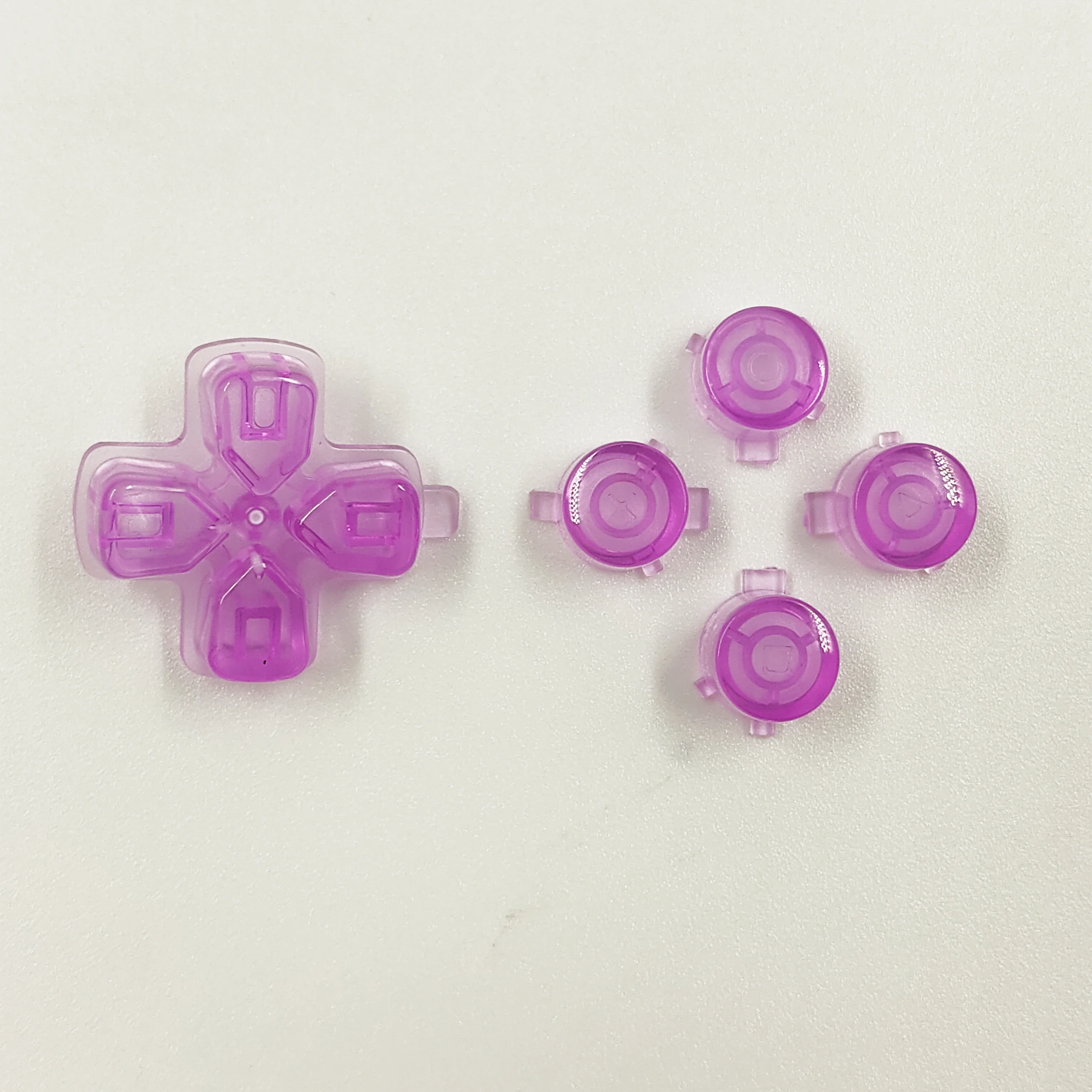 Replacement ABXY & D-Pad Crystal Jelly Action Buttons Set for PS5 Controller - SKU Option 7