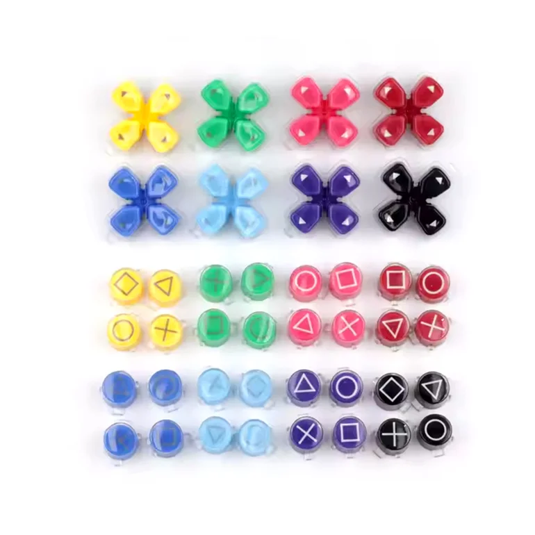 Replacement ABXY & D-Pad Crystal Jelly Action Buttons Set for PS5 Controller