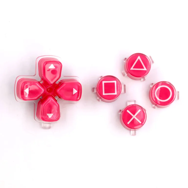Replacement ABXY & D-Pad Crystal Jelly Action Buttons Set for PS5 Controller - Gallery Image 3